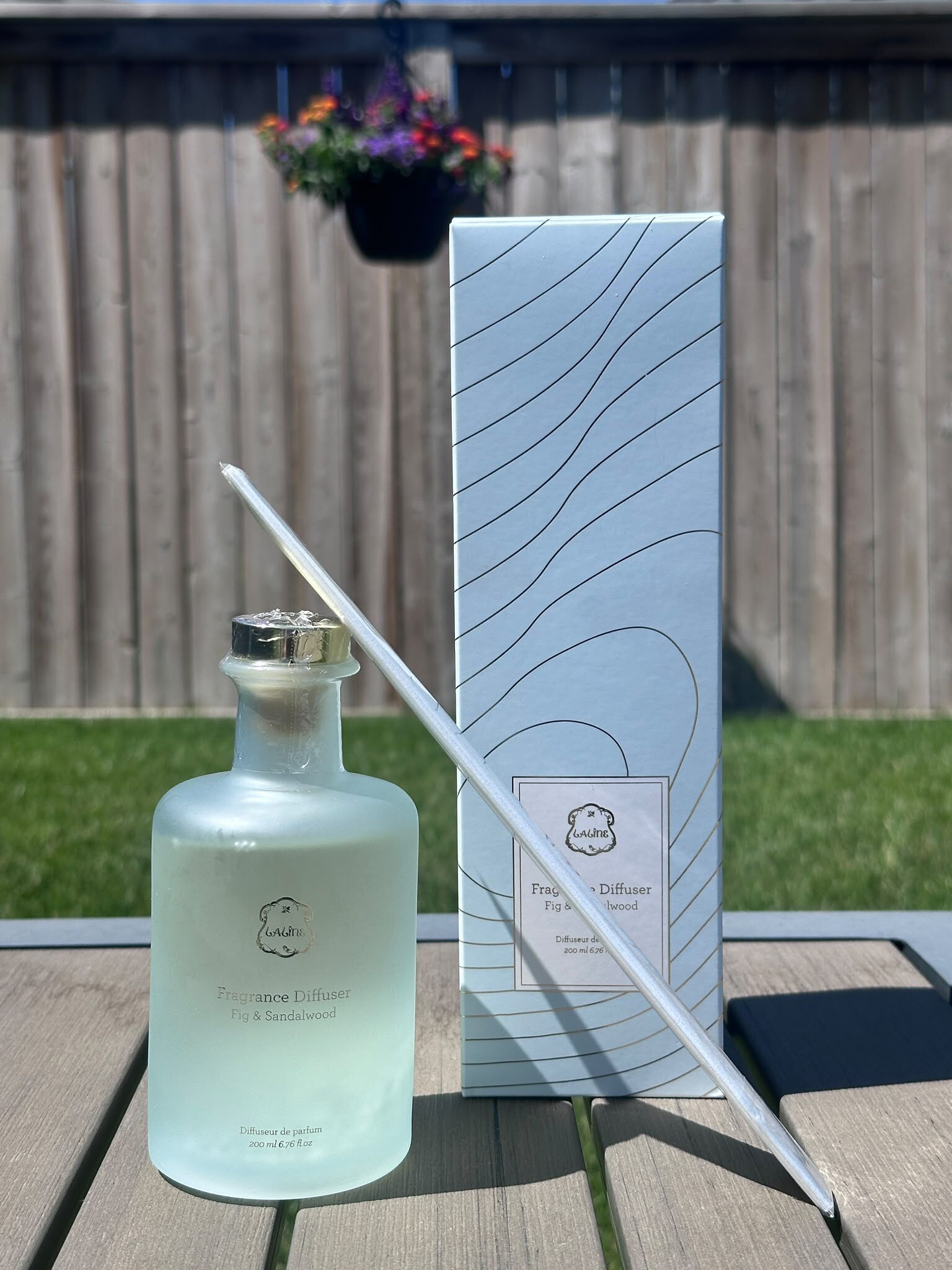 UF77 Laline 死海無花果&檀香擴香瓶 200ml   Dead Sea Glass Diffuser 200ml