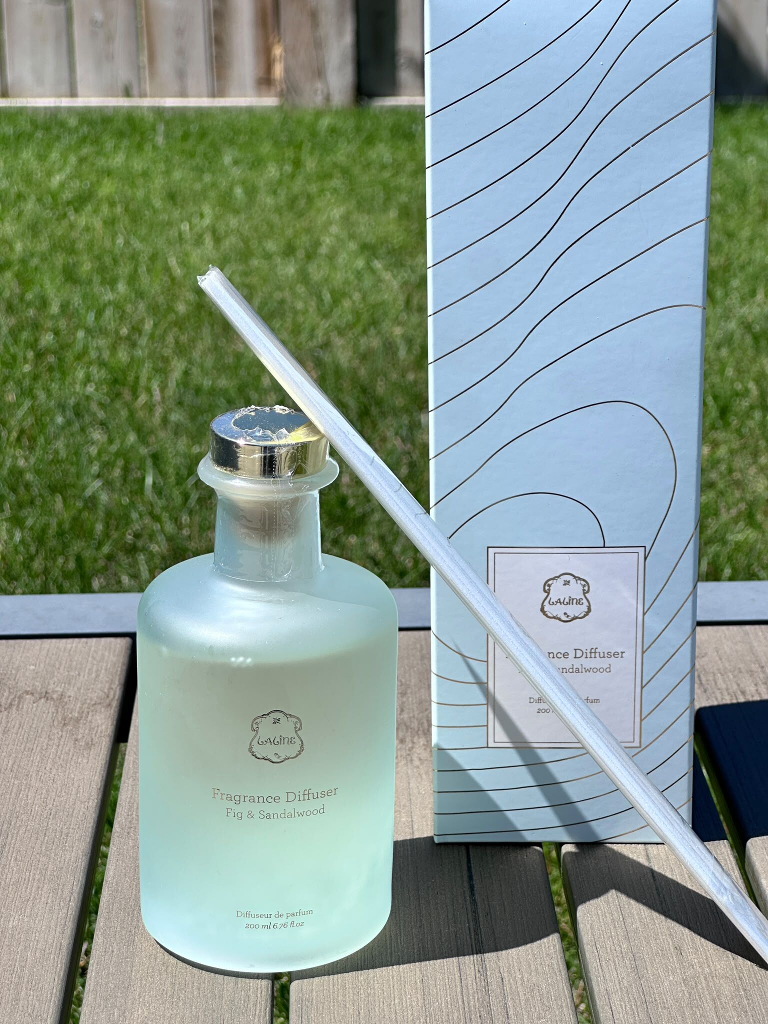 UF77 Laline 死海無花果&檀香擴香瓶 200ml   Dead Sea Glass Diffuser 200ml