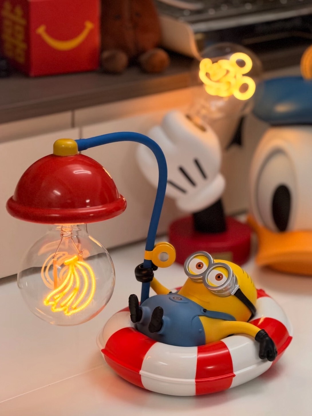 Minions Fishing Design Night Light