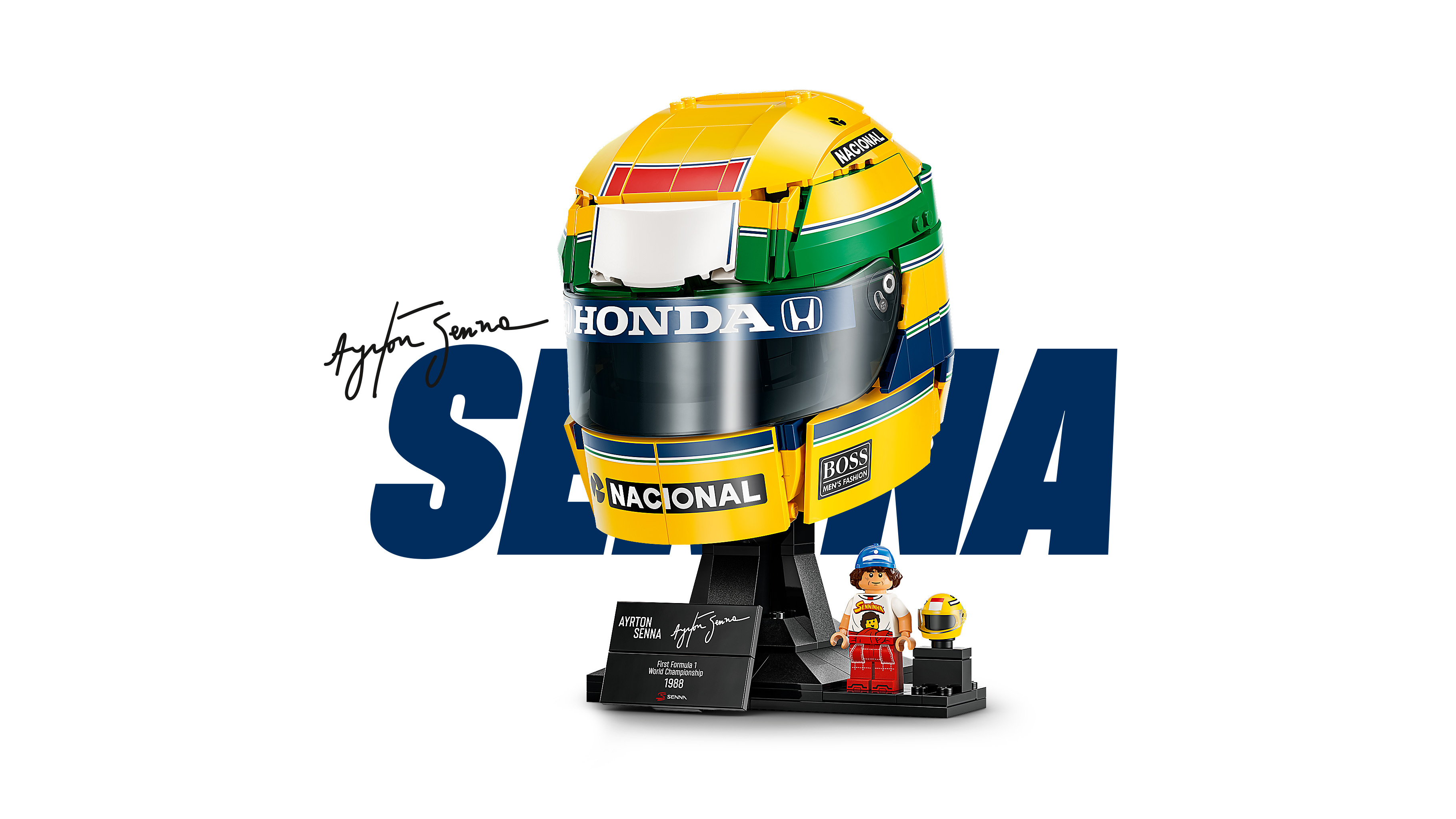 43024 Ayrton Senna 頭盔