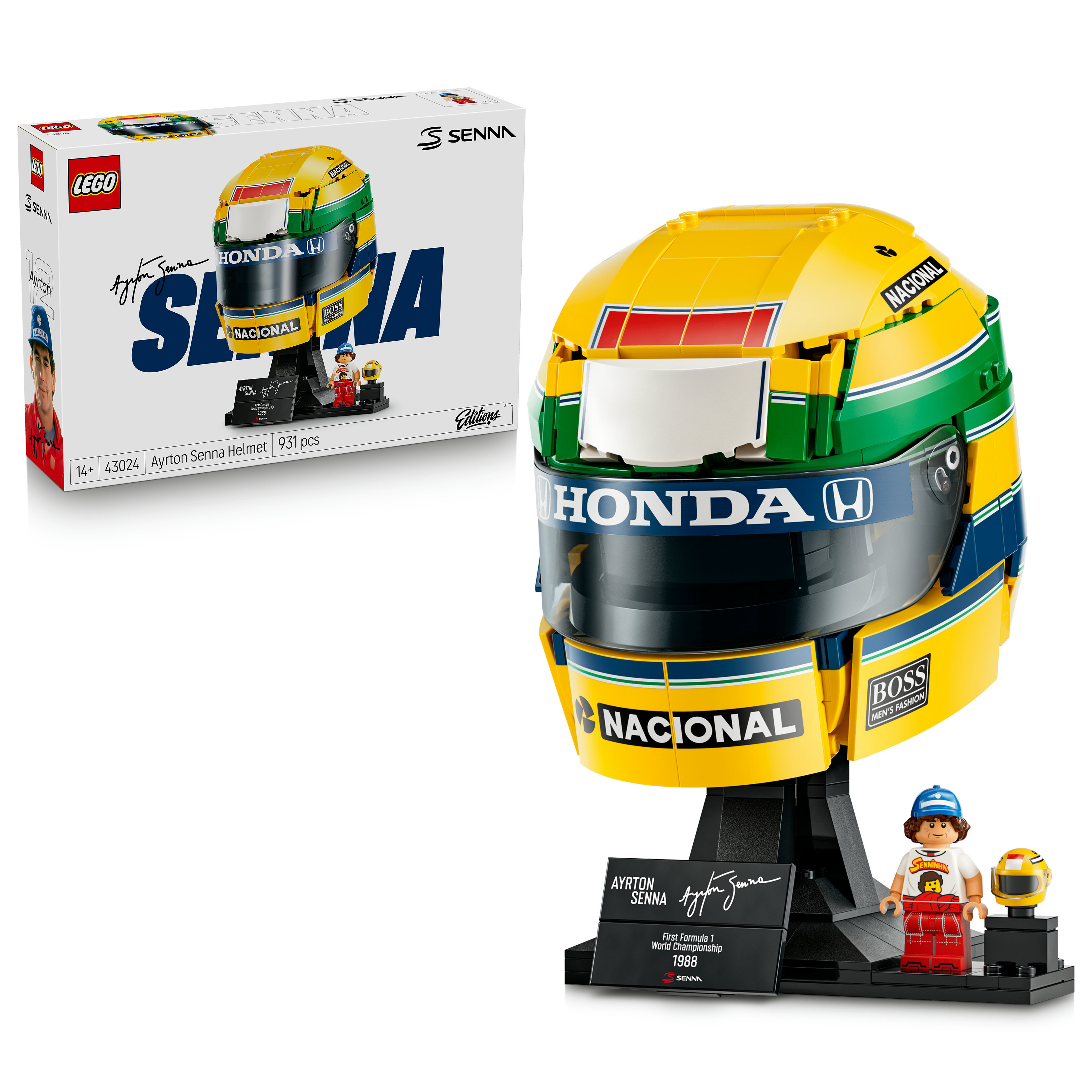 43024 Ayrton Senna 頭盔