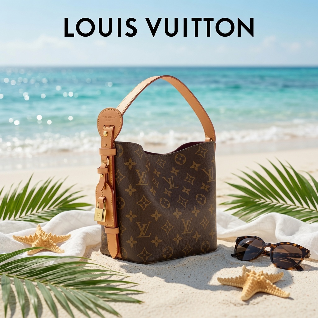 LV All In BB老花水桶包