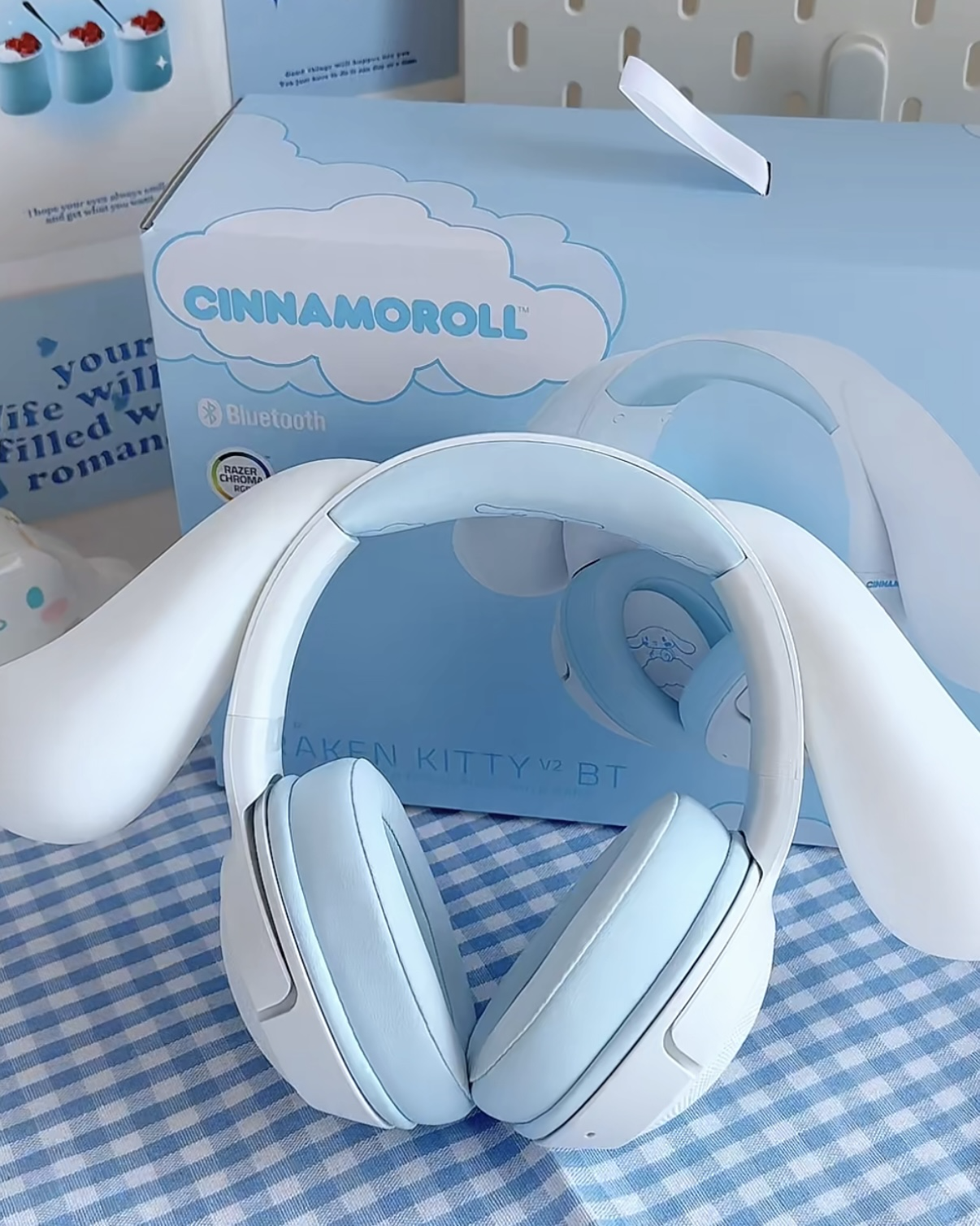 Razer x SANRIO 大耳狗 藍牙無線耳機 頭戴式 耳罩式 雷蛇 三麗鷗 聯名