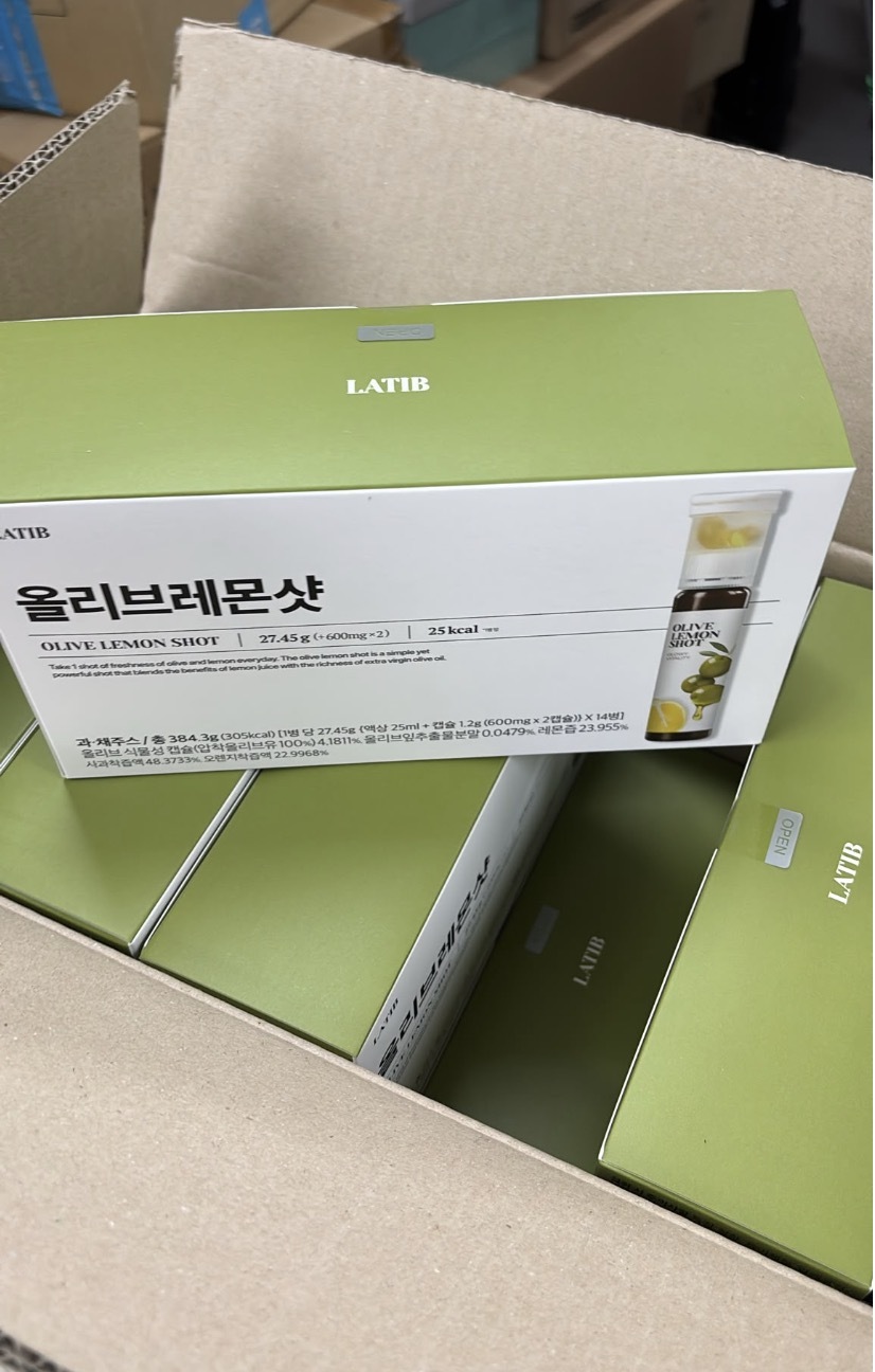 韓國🇰🇷OLIVE LEMON SHOT橄欖檸檬飲14枝