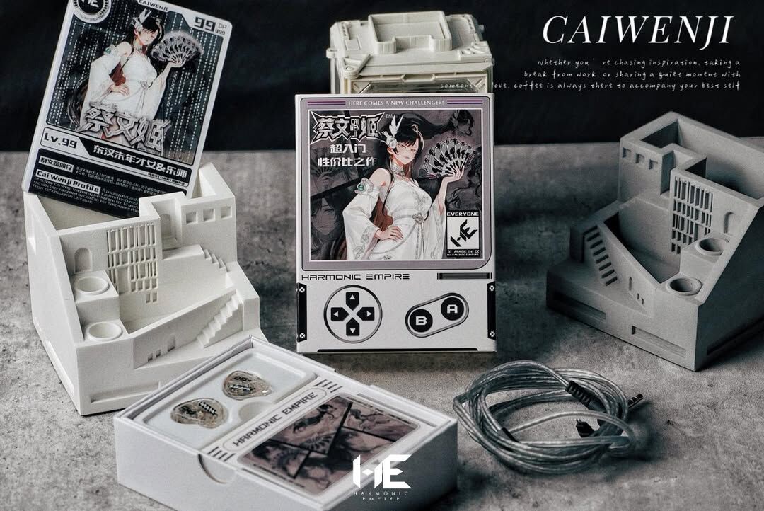 Harmonic Empire 蔡文姬 Cai Wen Ji 入耳式可換線耳機 複合動圈單元