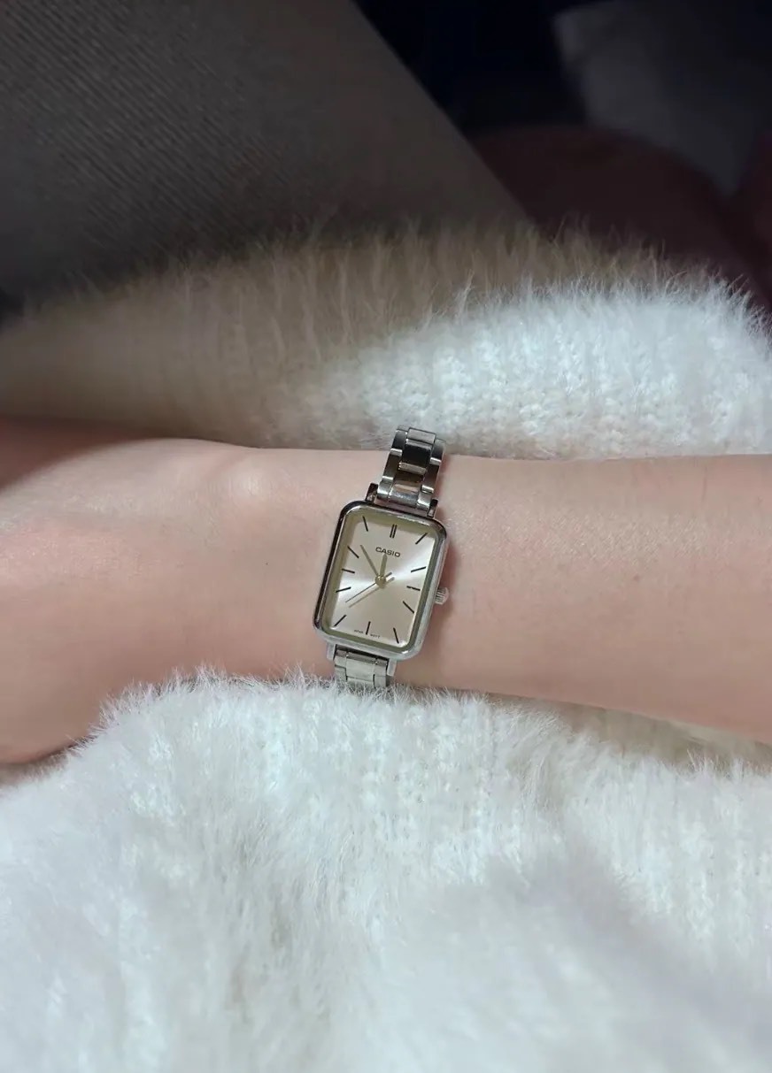 CASIO 卡西歐 法式 冰塊小方錶 三色