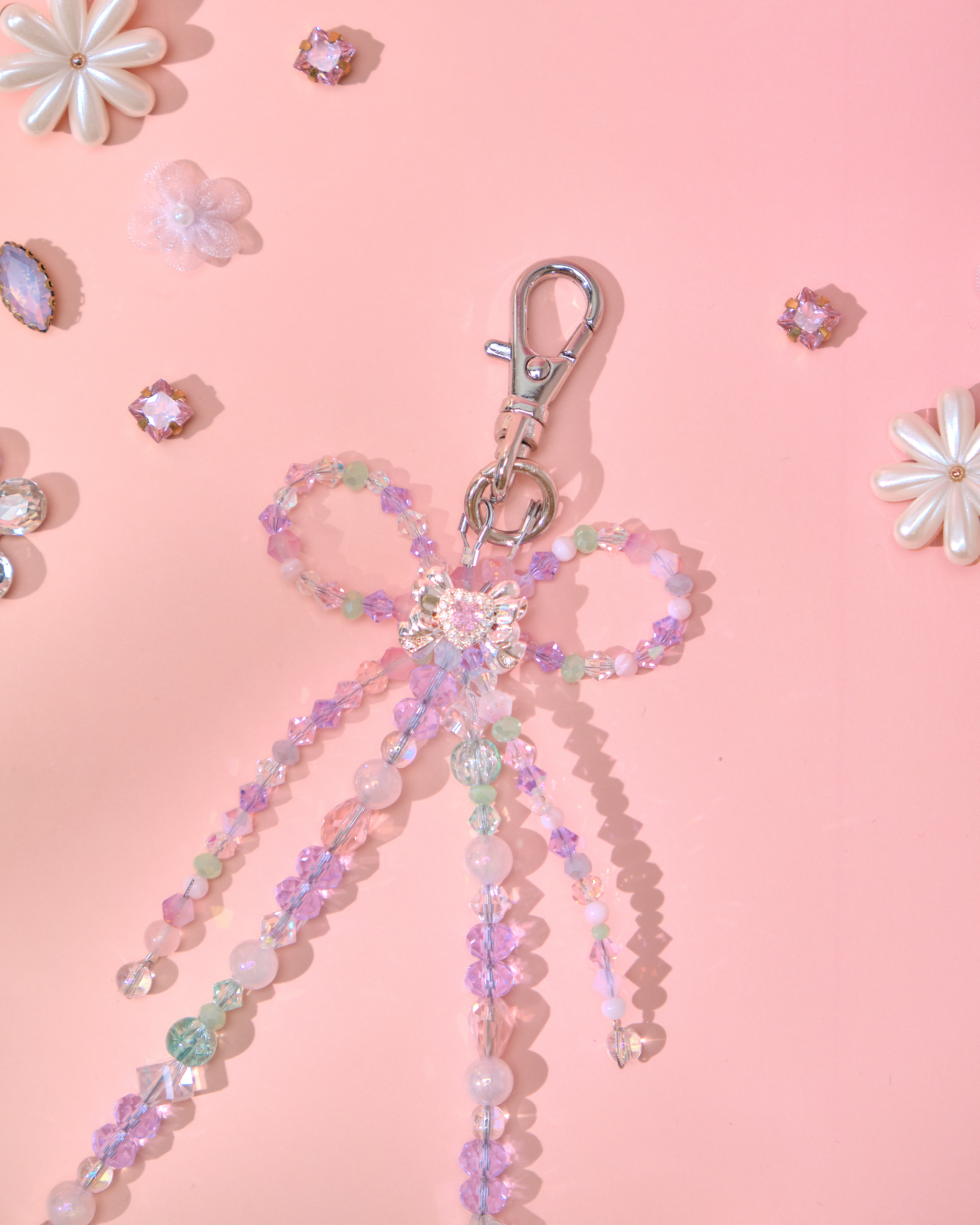 13759 Vacation Lariat Bow Short Phone Strap