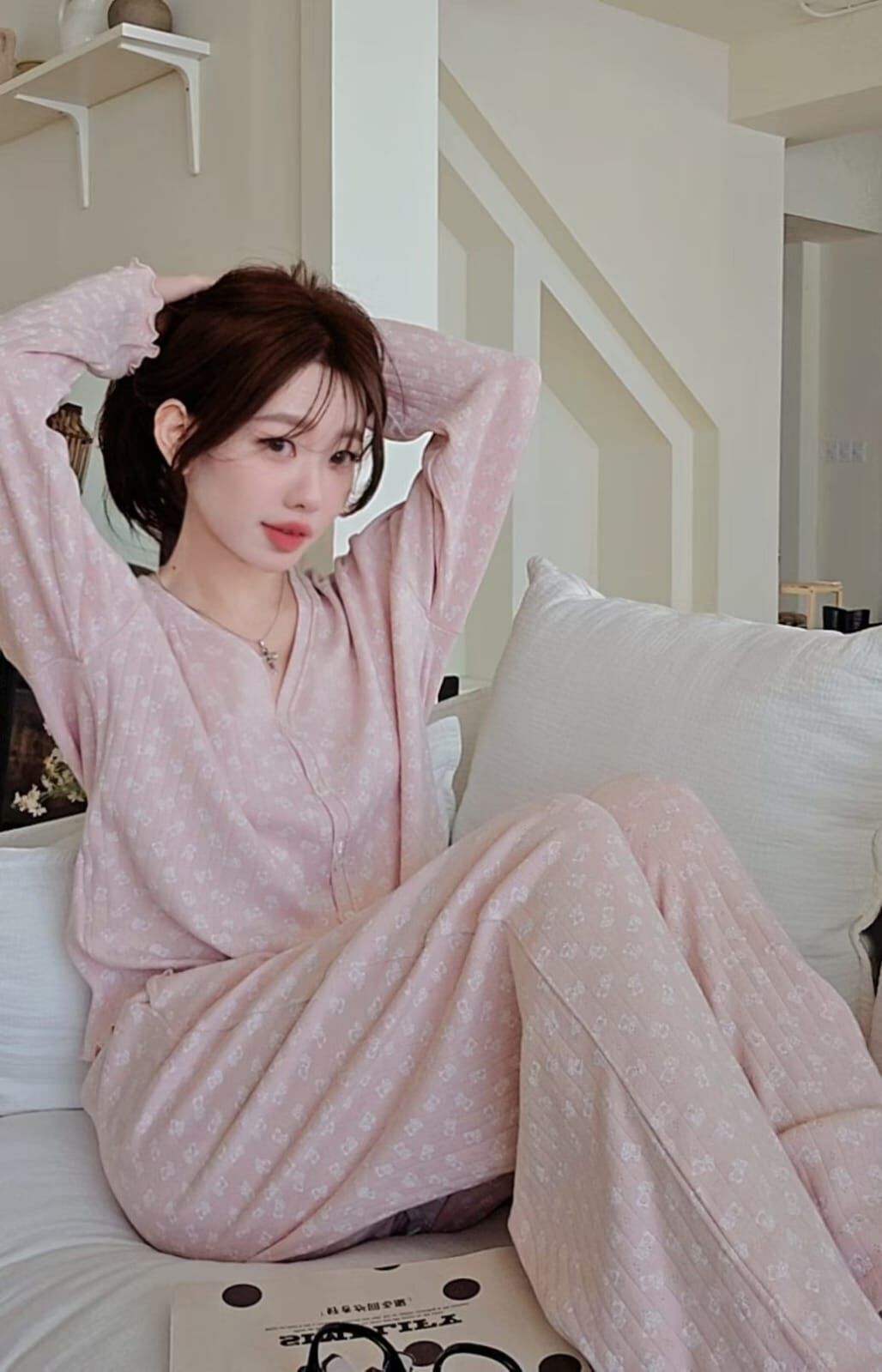 CP6439 呆萌熊熊居家服套裝 *特價貨品不設退換*