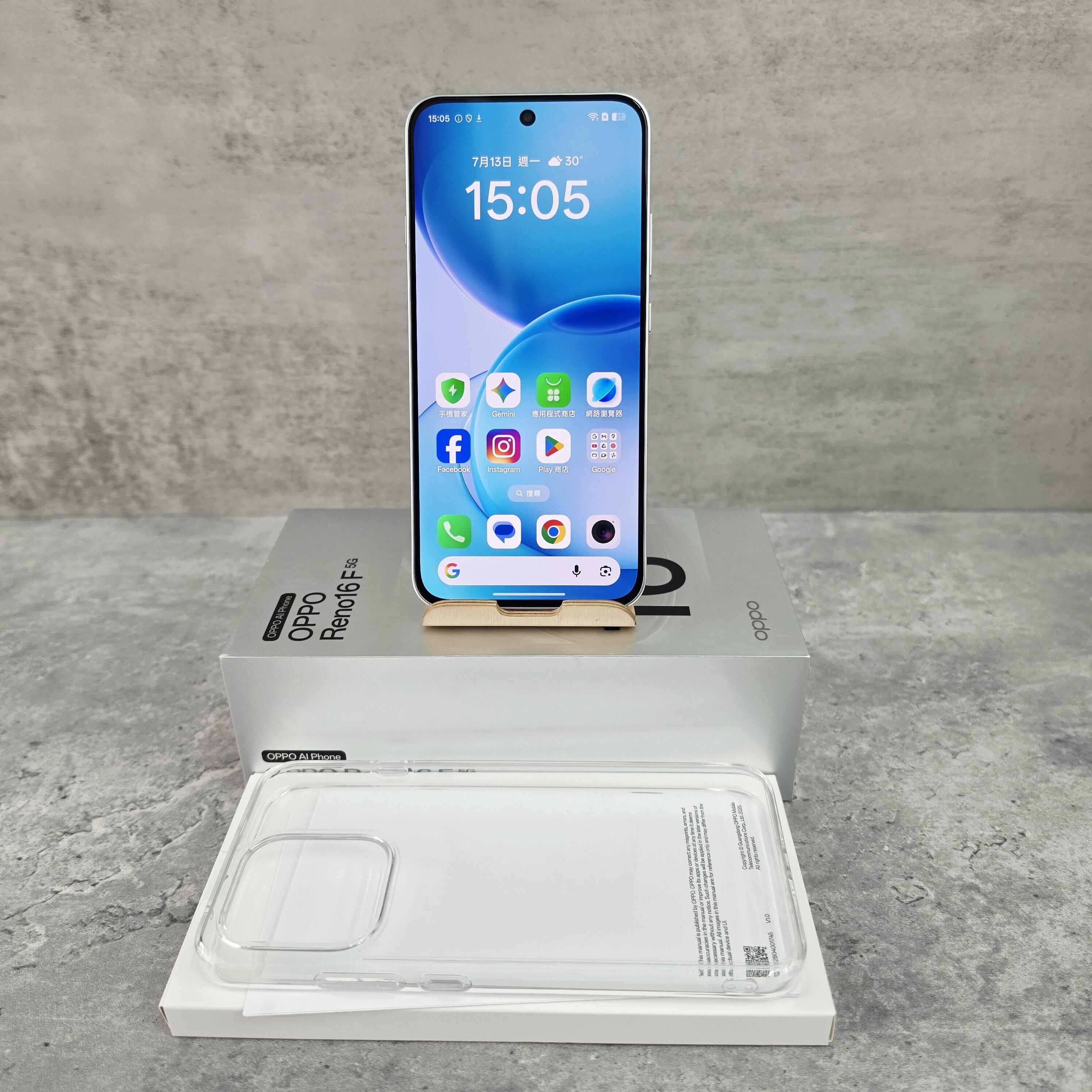 【二手安卓】OPPO Reno16 F 8G+128G 幻白星球 原廠保固至 2027/07/09