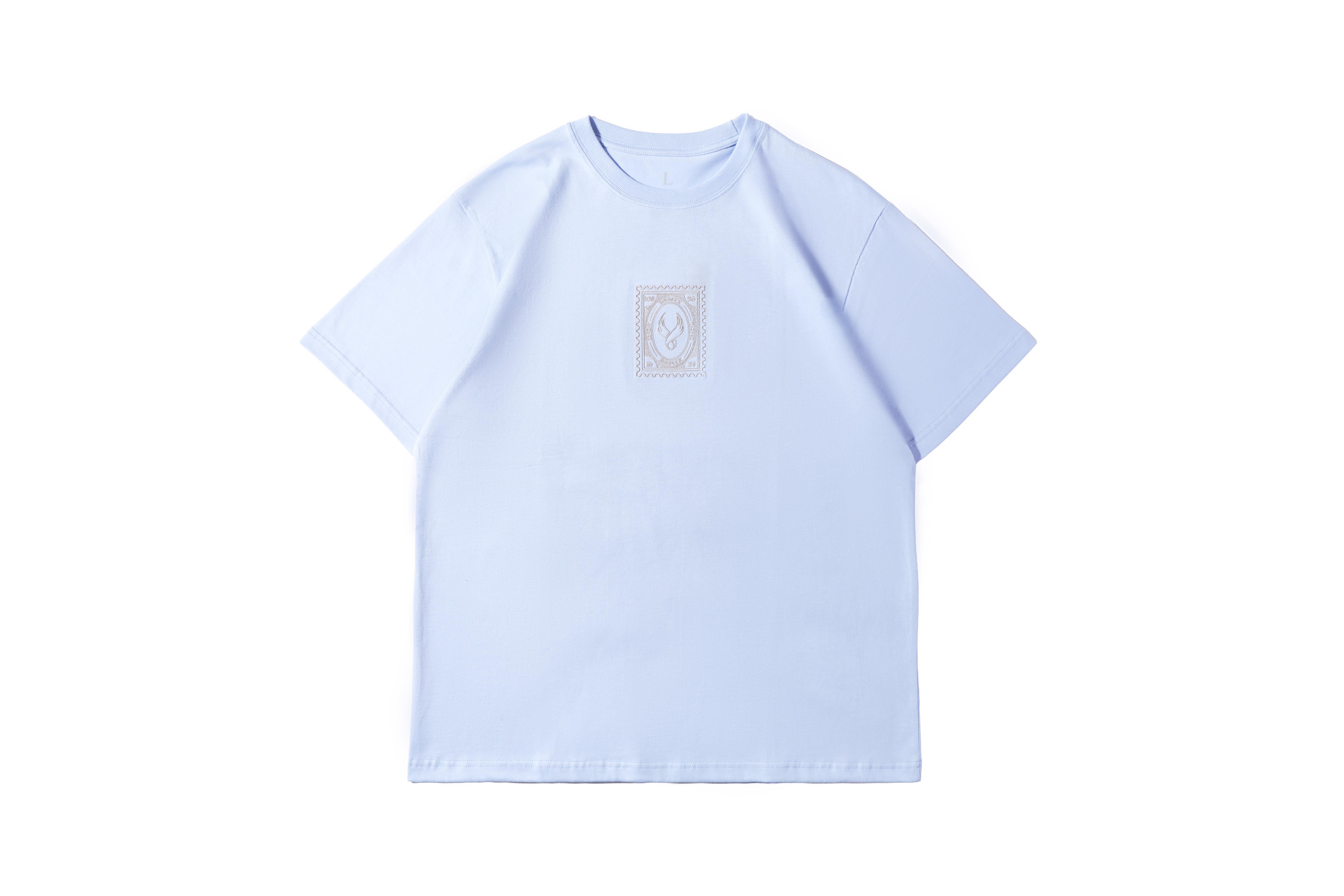 REMIX "Post" TEE (Baby Blue)
