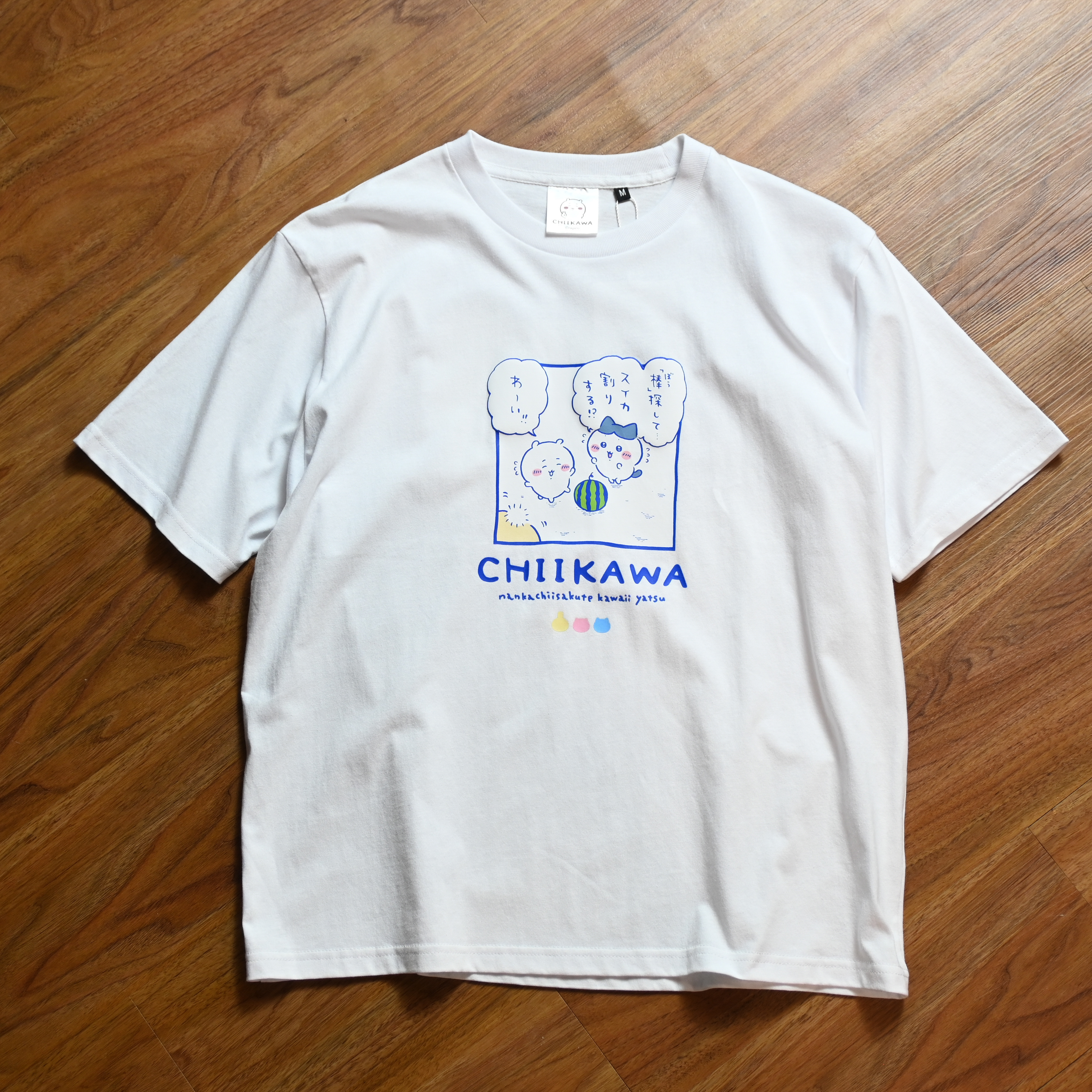 Chiikawa Foam Print Watermelon Splitting Tee