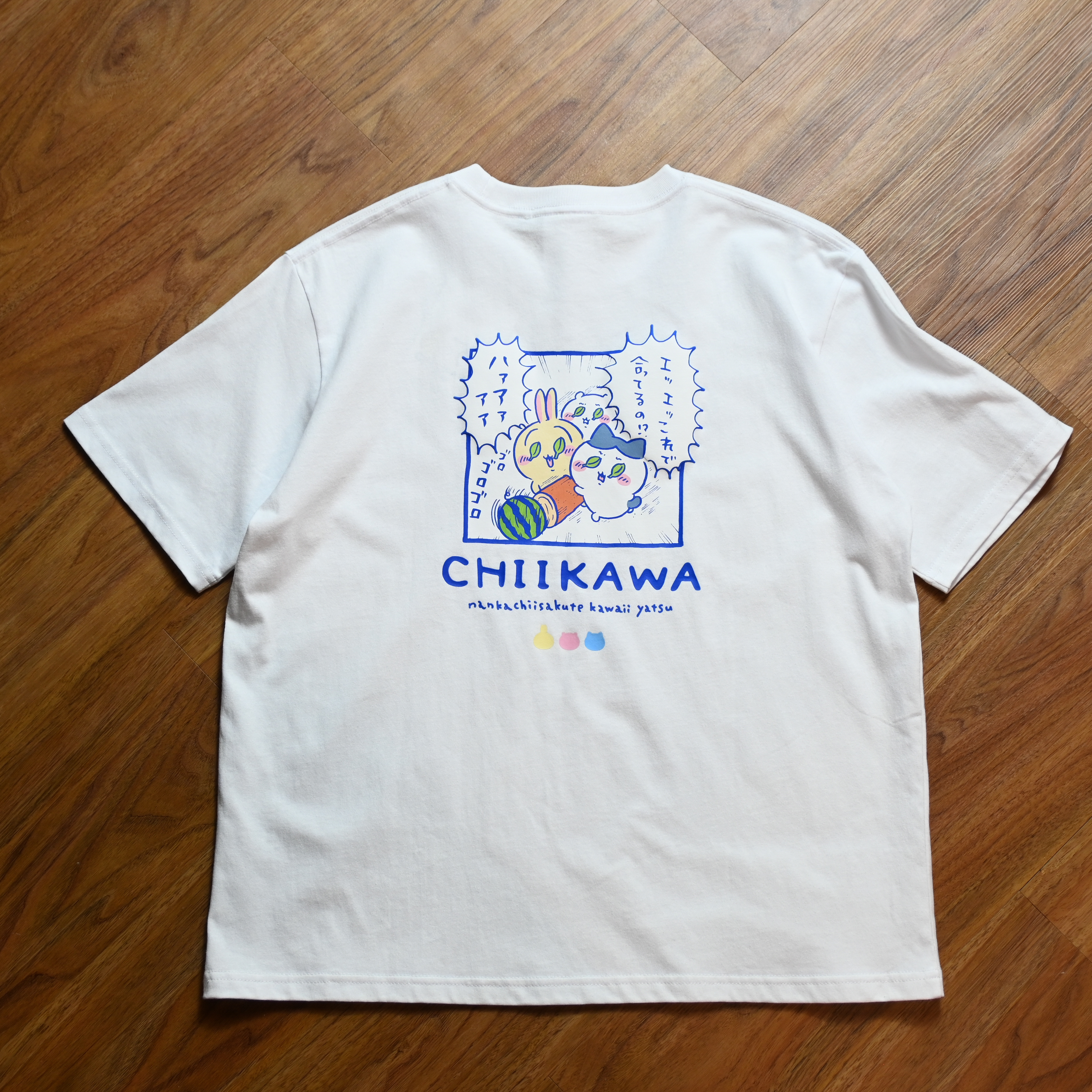 Chiikawa Foam Print Watermelon Splitting Tee