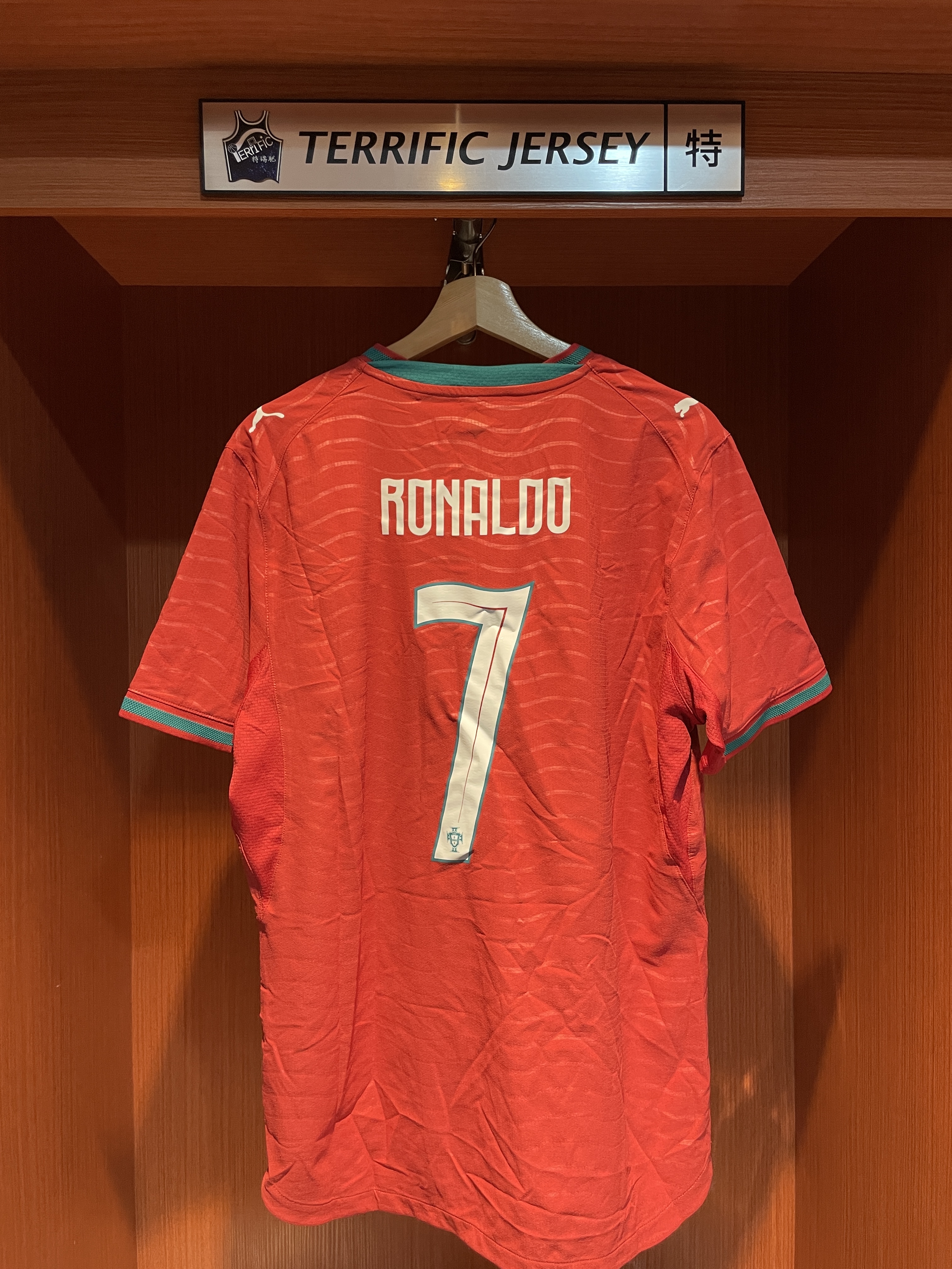 FIFA足球 Cristiano Ronaldo 葡萄牙紅 C羅 2026 世界盃 Home Puma Authentic Jersey 球員版 輕量化 全新
