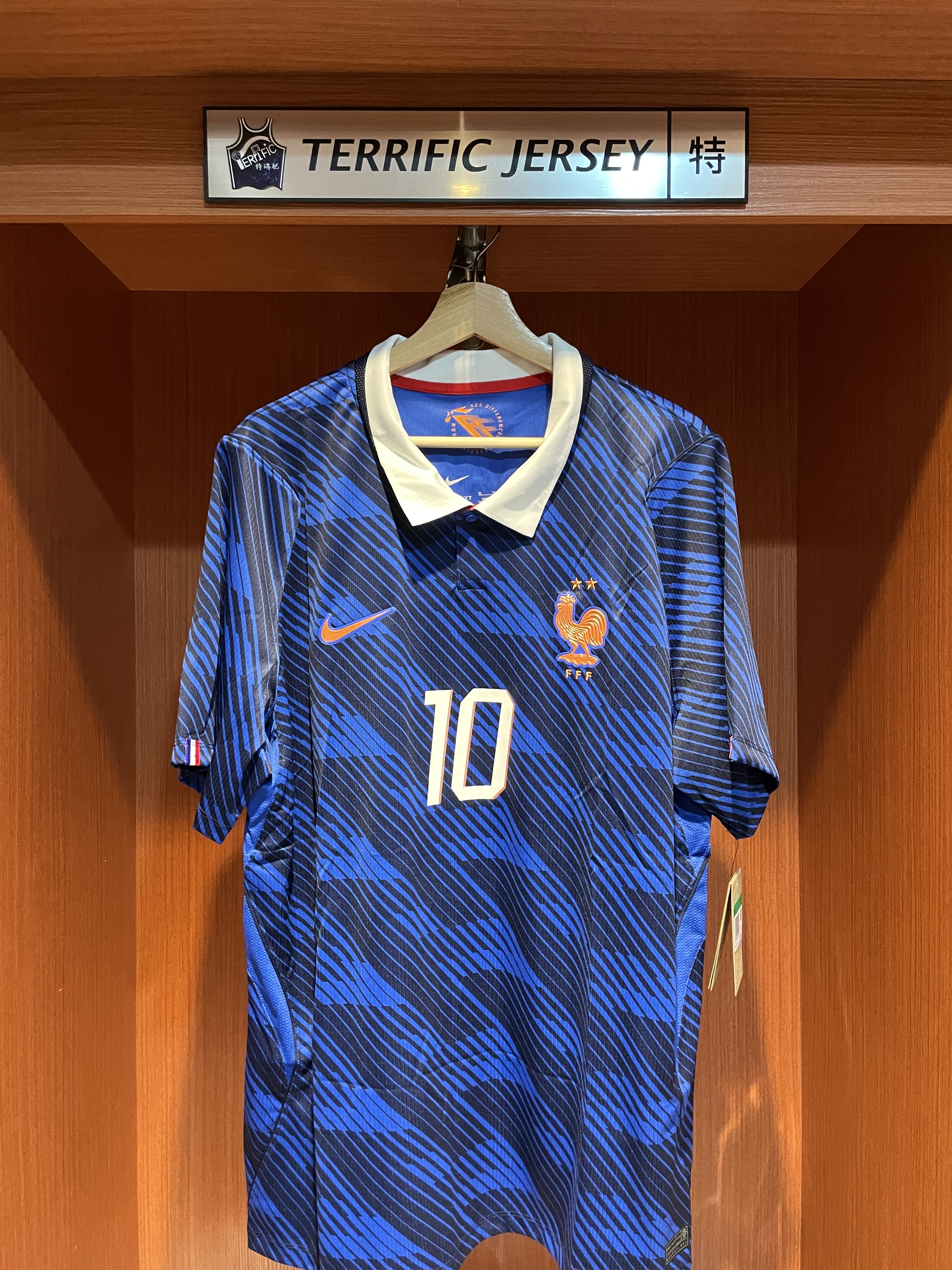 FIFA足球 Kylian Mbappe 法國藍 雙星 高盧雄雞 2026 世界盃 Home Nike Replica Jersey 球迷版 燙印 全新
