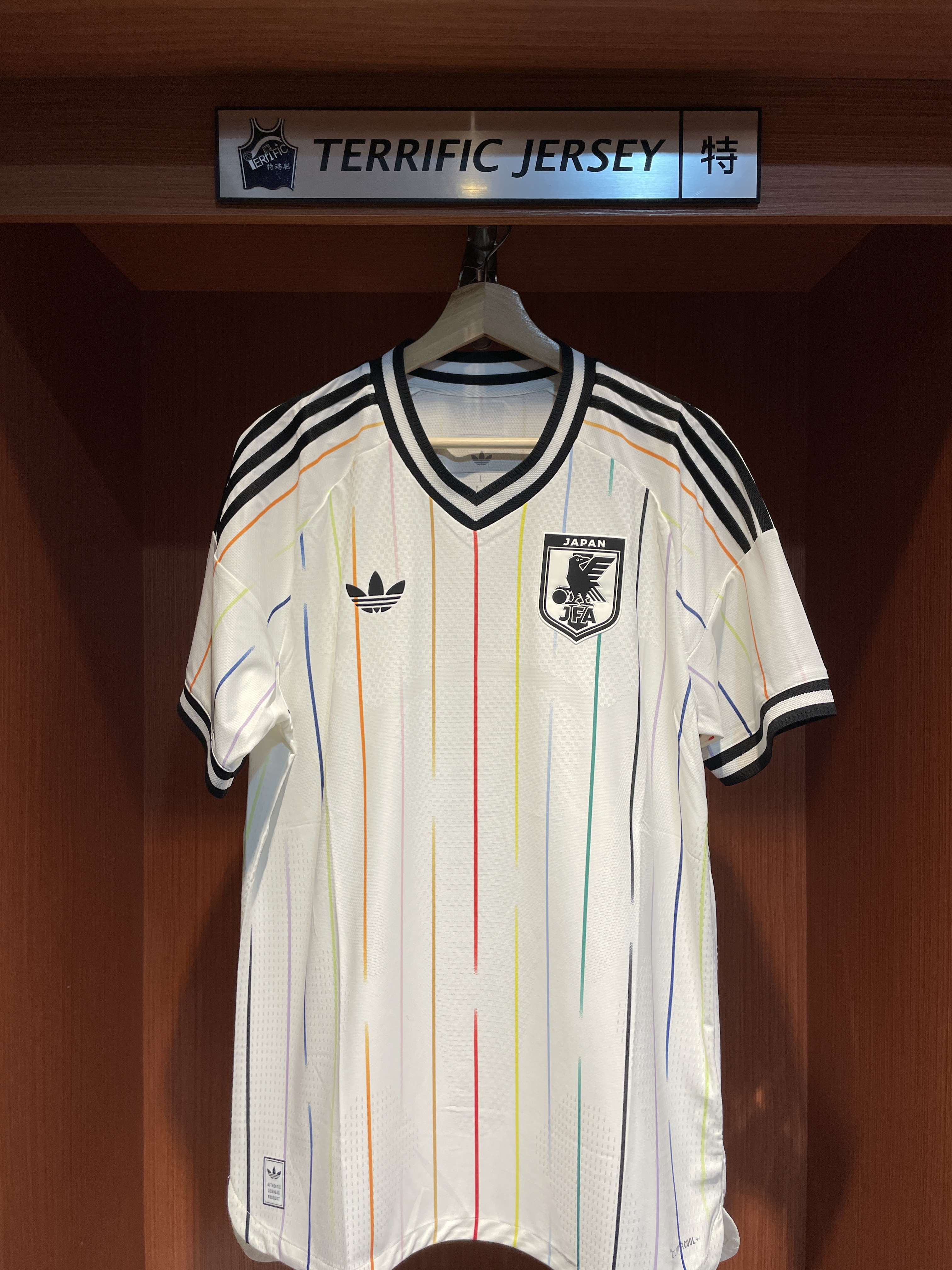 FIFA足球 Japan 日本 彩虹條紋 客場 2026 世界盃 Away Adidas Authentic Jersey 球員版 透氣 全新