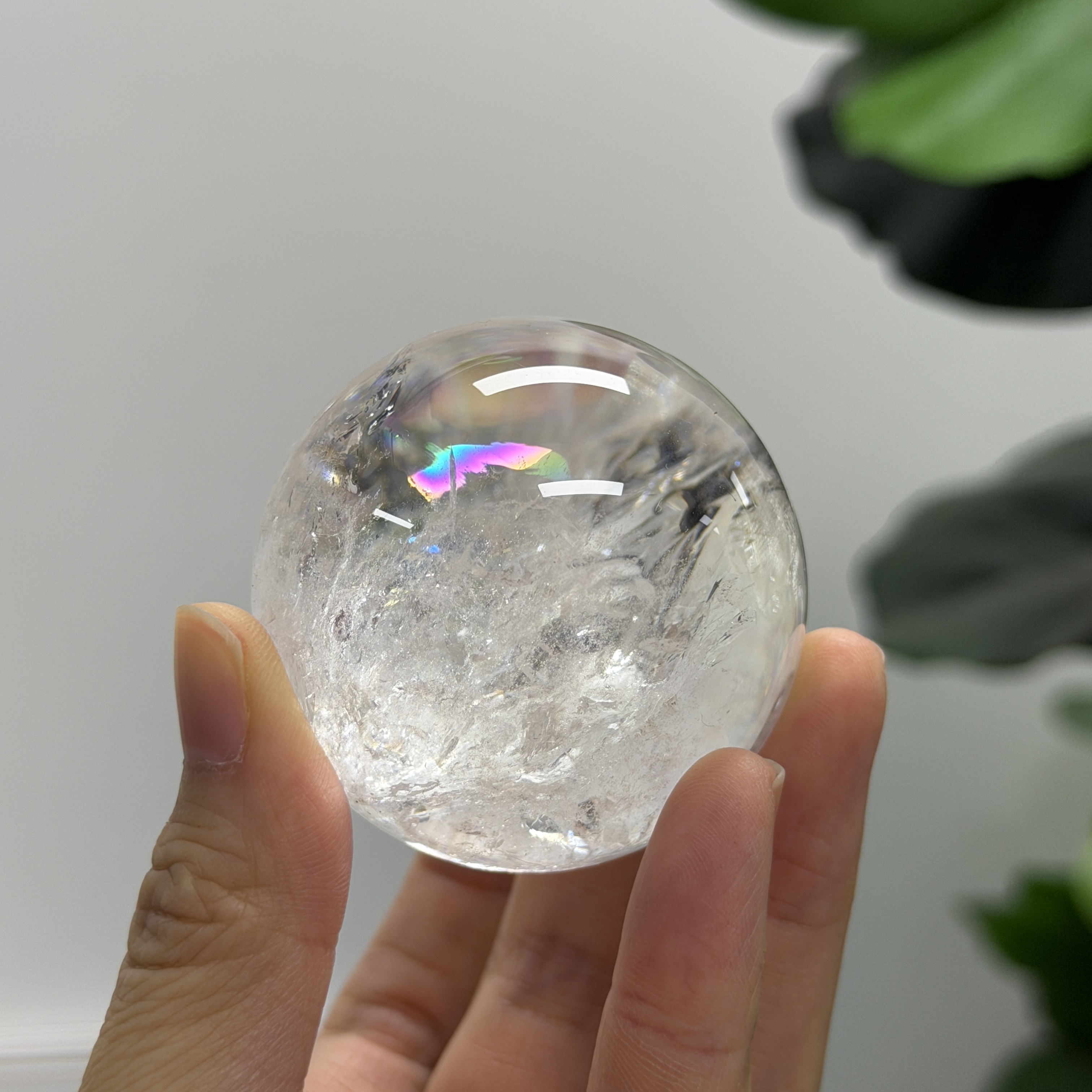 白水晶球 5cm WD2376