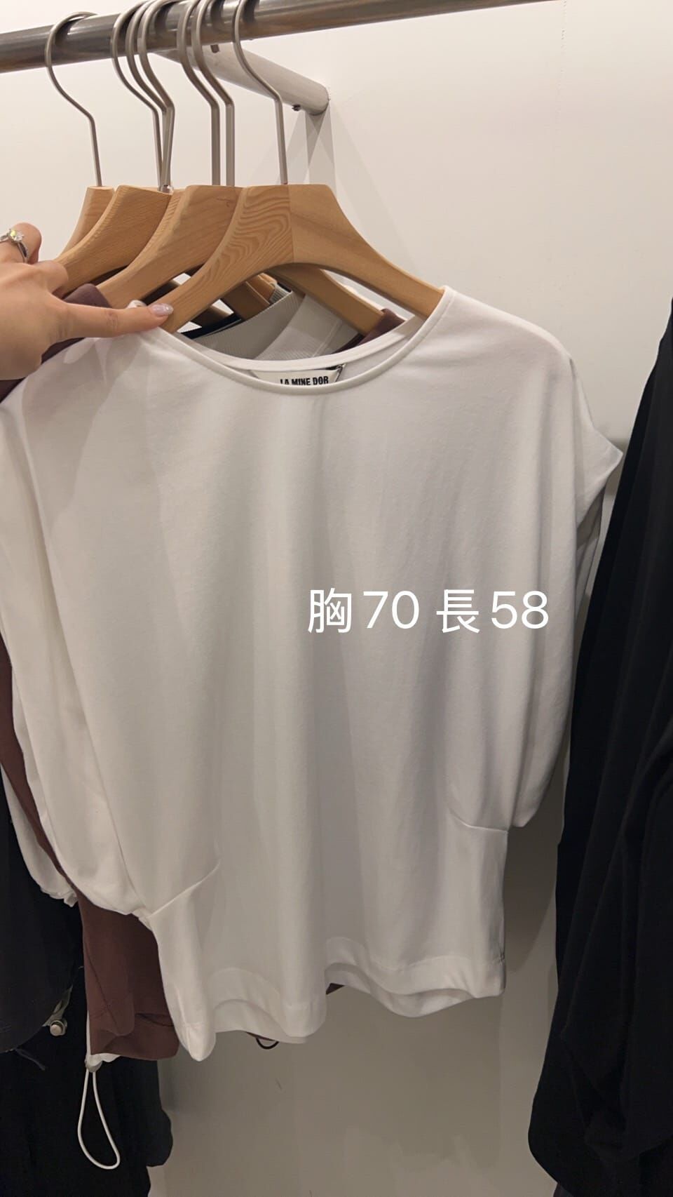 LA6409 小飛袖寬鬆挺棉上衣