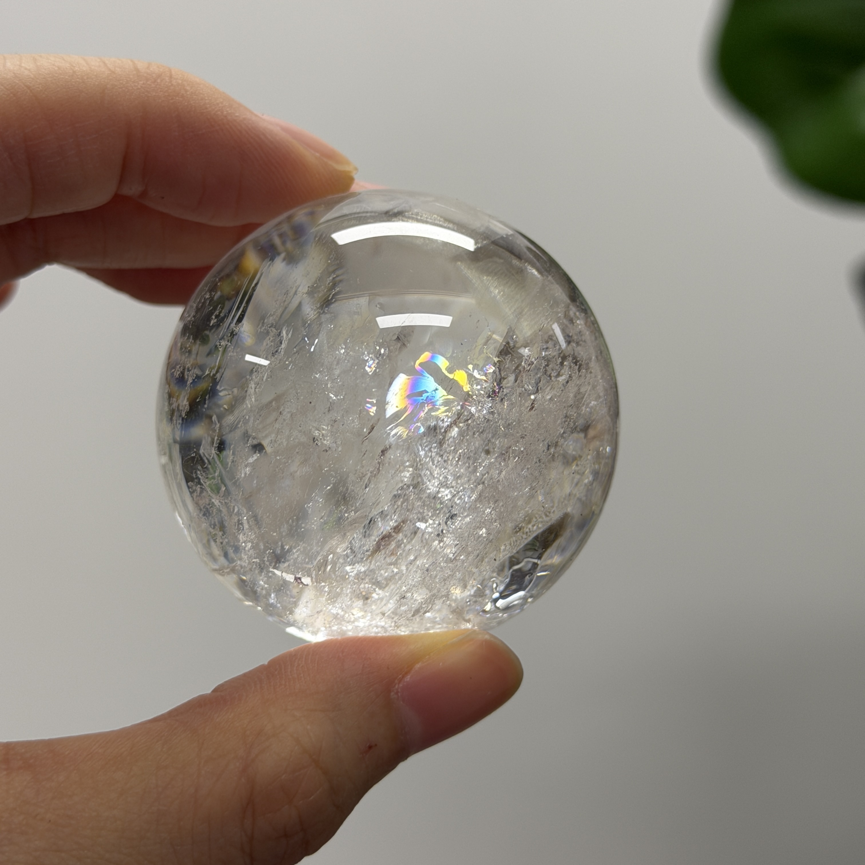 白水晶球 4.9cm WD2378