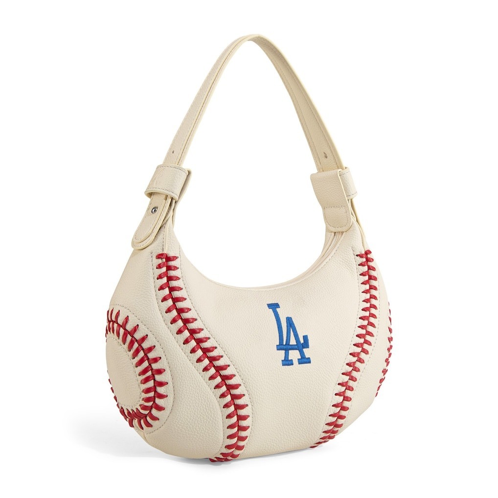 MLB周邊 Los Angeles Dodgers 洛杉磯道奇 棒球造型 肩背包 Montana West Shoulder Hobo Bag 全新