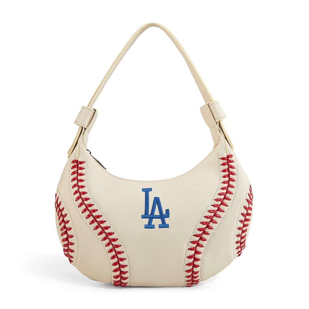 MLB周邊 Los Angeles Dodgers 洛杉磯道奇 棒球造型 肩背包 Montana West Shoulder Hobo Bag 全新