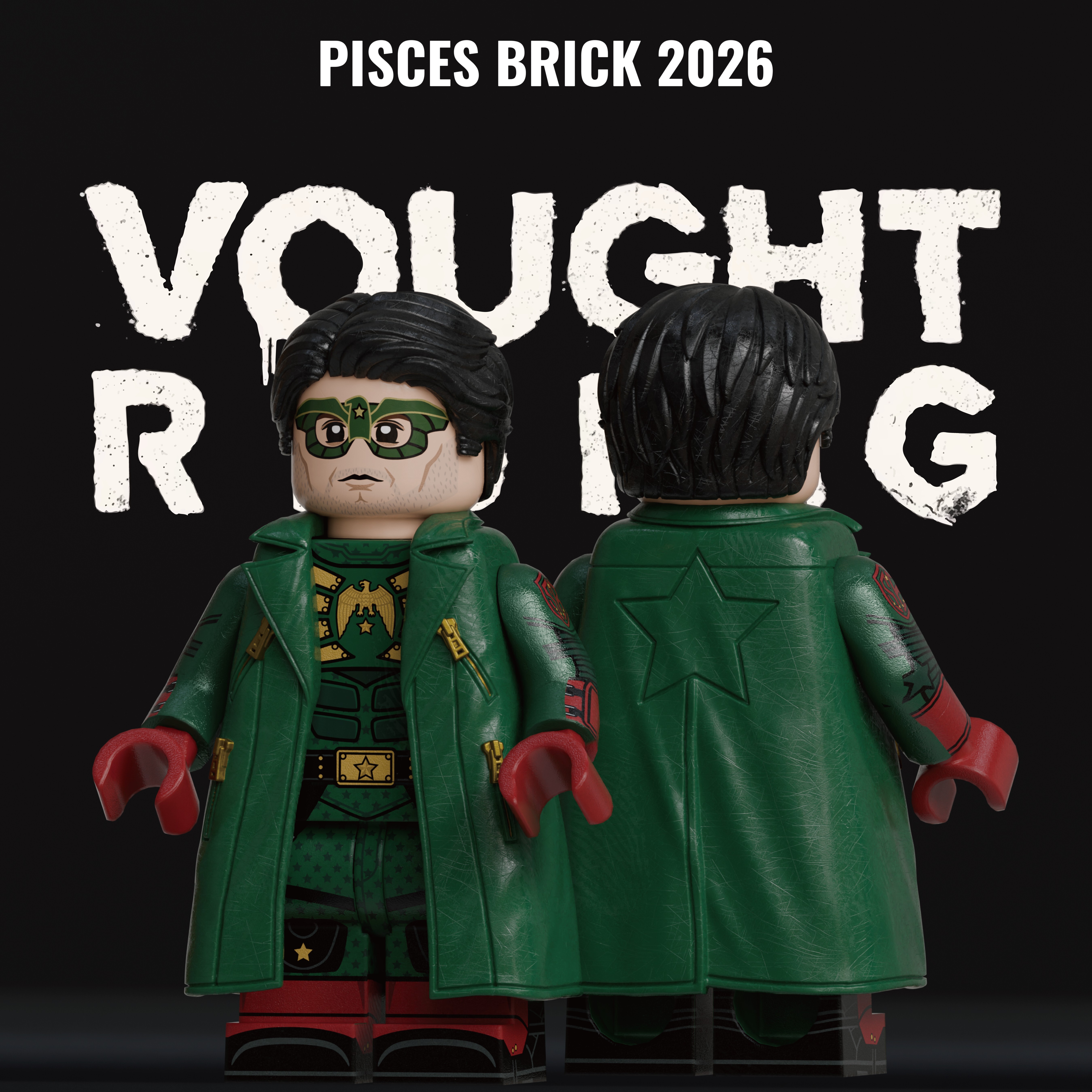 [PISCES Brick][Preorder] Vought Rising, Soldier Boy [UVprinted]