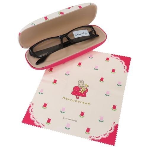 日本 Sanrio 母親節鬱金香系列 眼鏡盒連眼鏡布