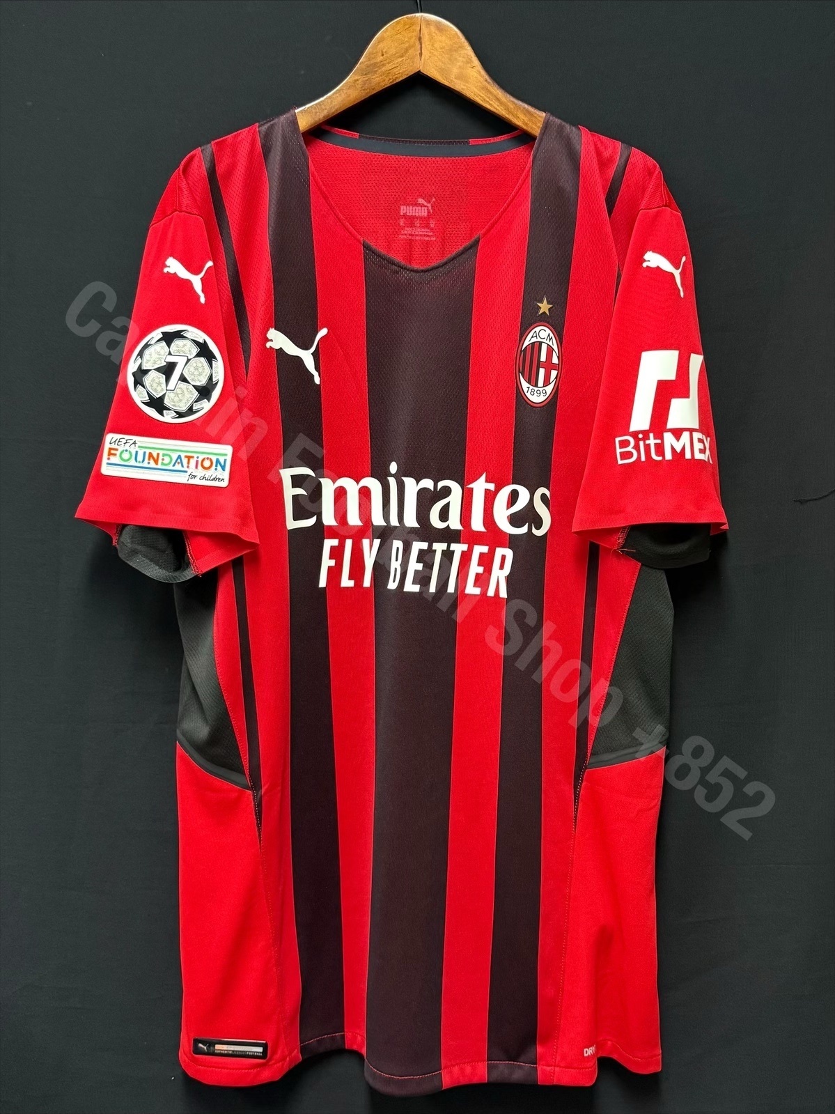 (Player Issue) AC Milan 2019-2020 Puma Home Player Issue Shirt #11 IBRAHIMOVIC