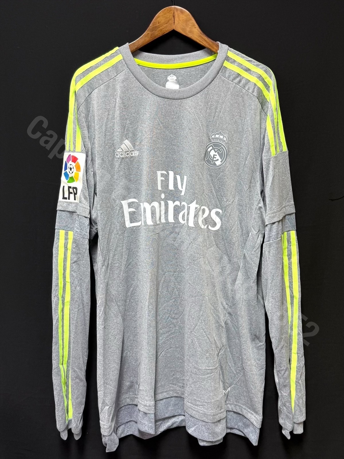 Real Madrid 2015-2016 Adidas L/S Away Shirt #7 RONALDO