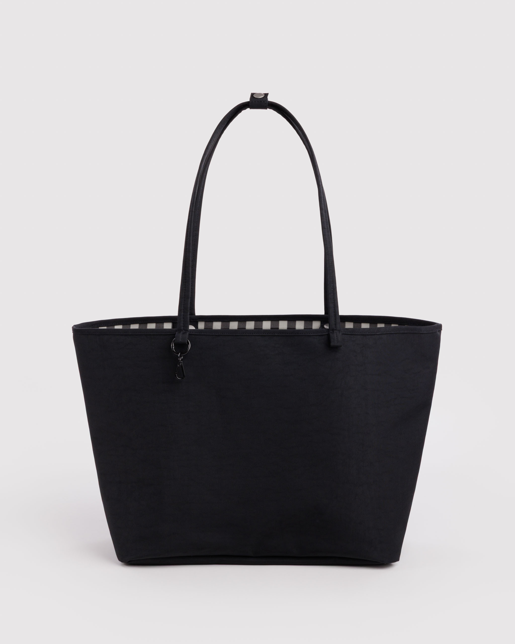 Large Nylon Reversible Tote - Black Mix | BAGGU