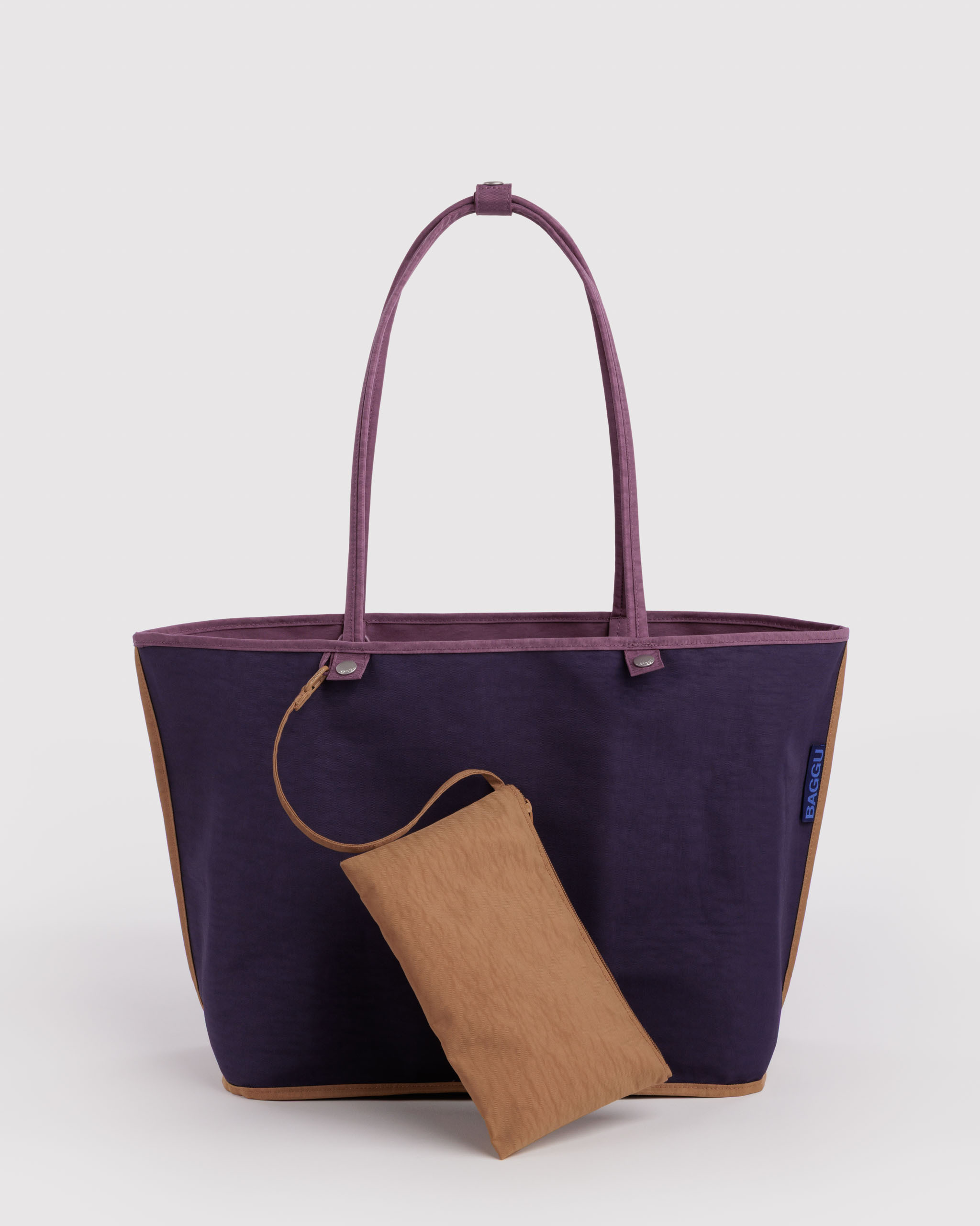 Large Nylon Reversible Tote - Wild Plum Mix | BAGGU