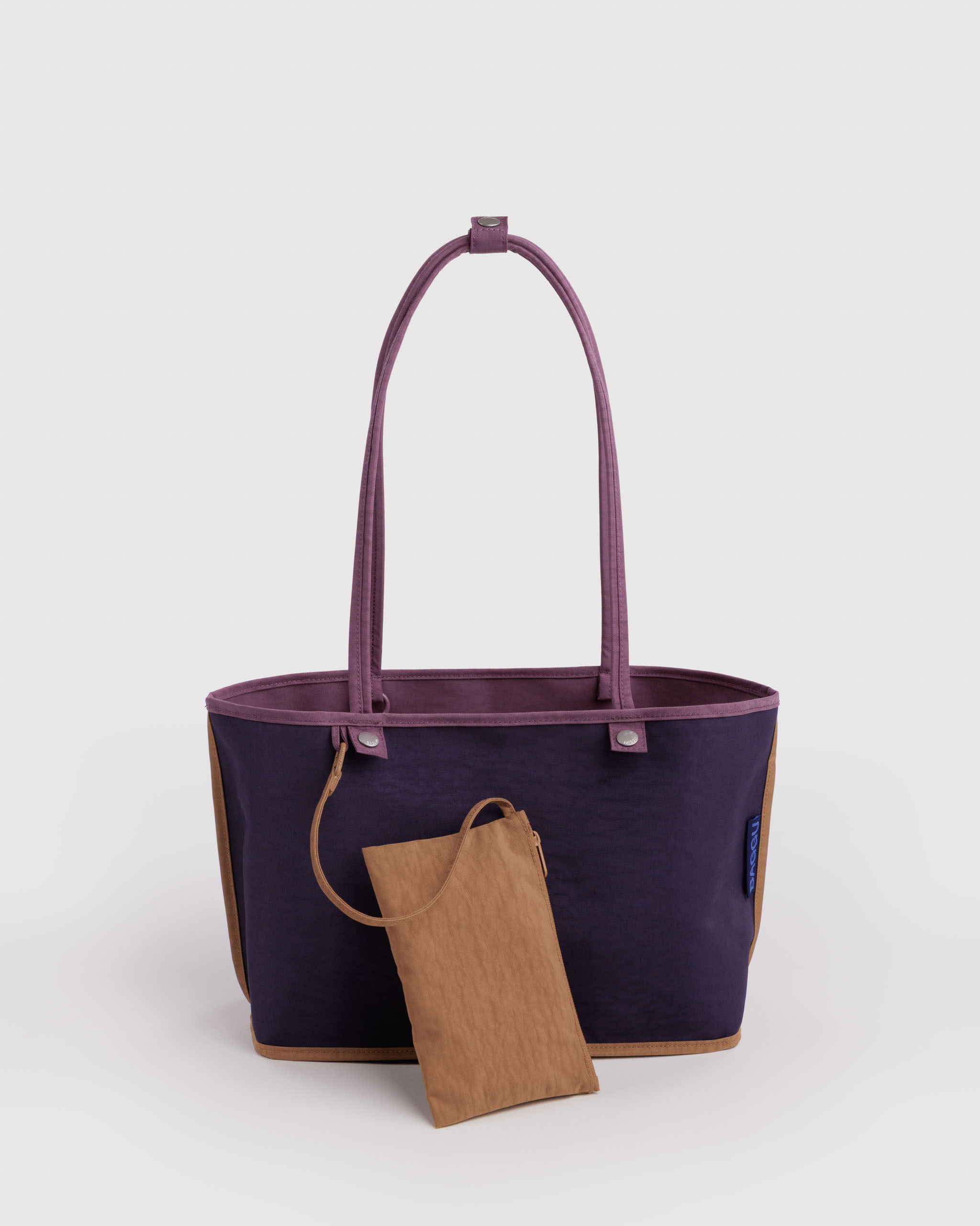 Medium Nylon Reversible Tote - Wild Plum Mix | BAGGU
