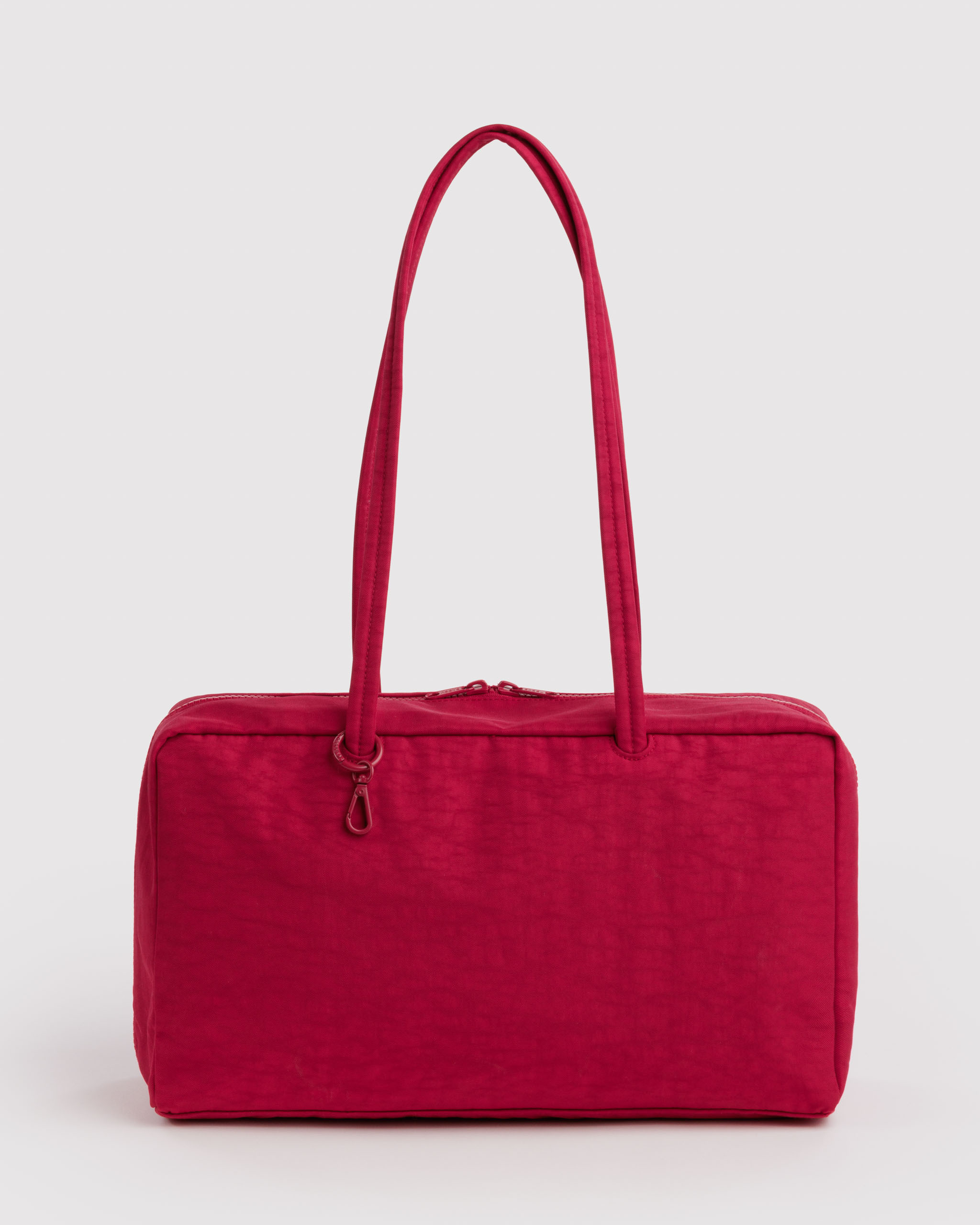 Medium Nylon Bowler Bag - Cherry | BAGGU