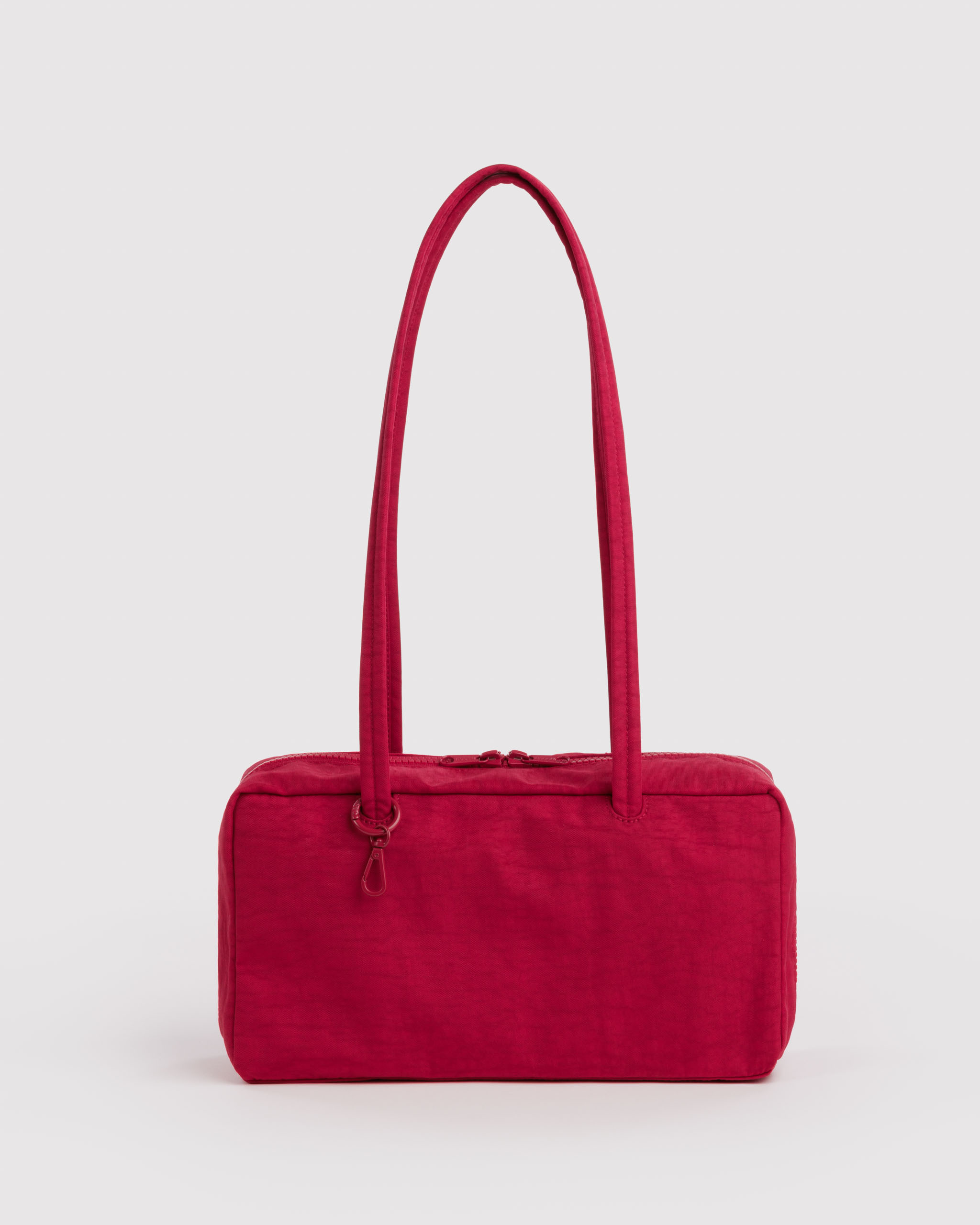 Nylon Bowler Bag - Cherry | BAGGU