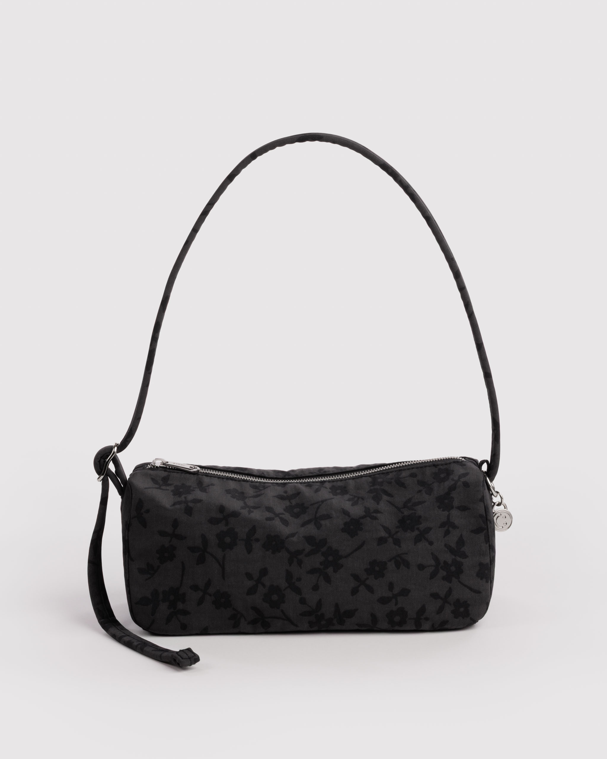 Nylon Loaf Bag - Charcoal Ditsy Floral｜BAGGU