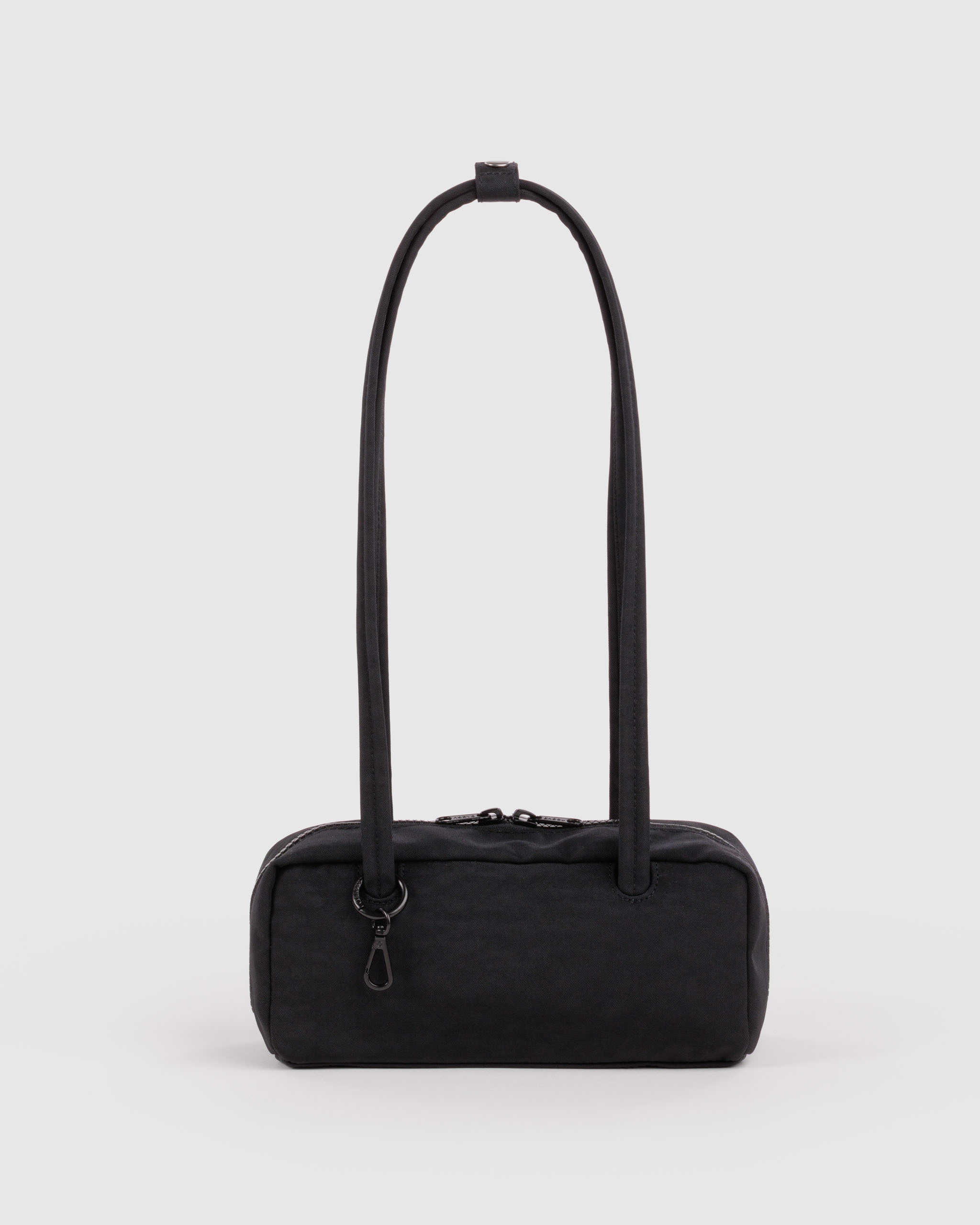 Small Nylon Bowler Bag - Black | BAGGU