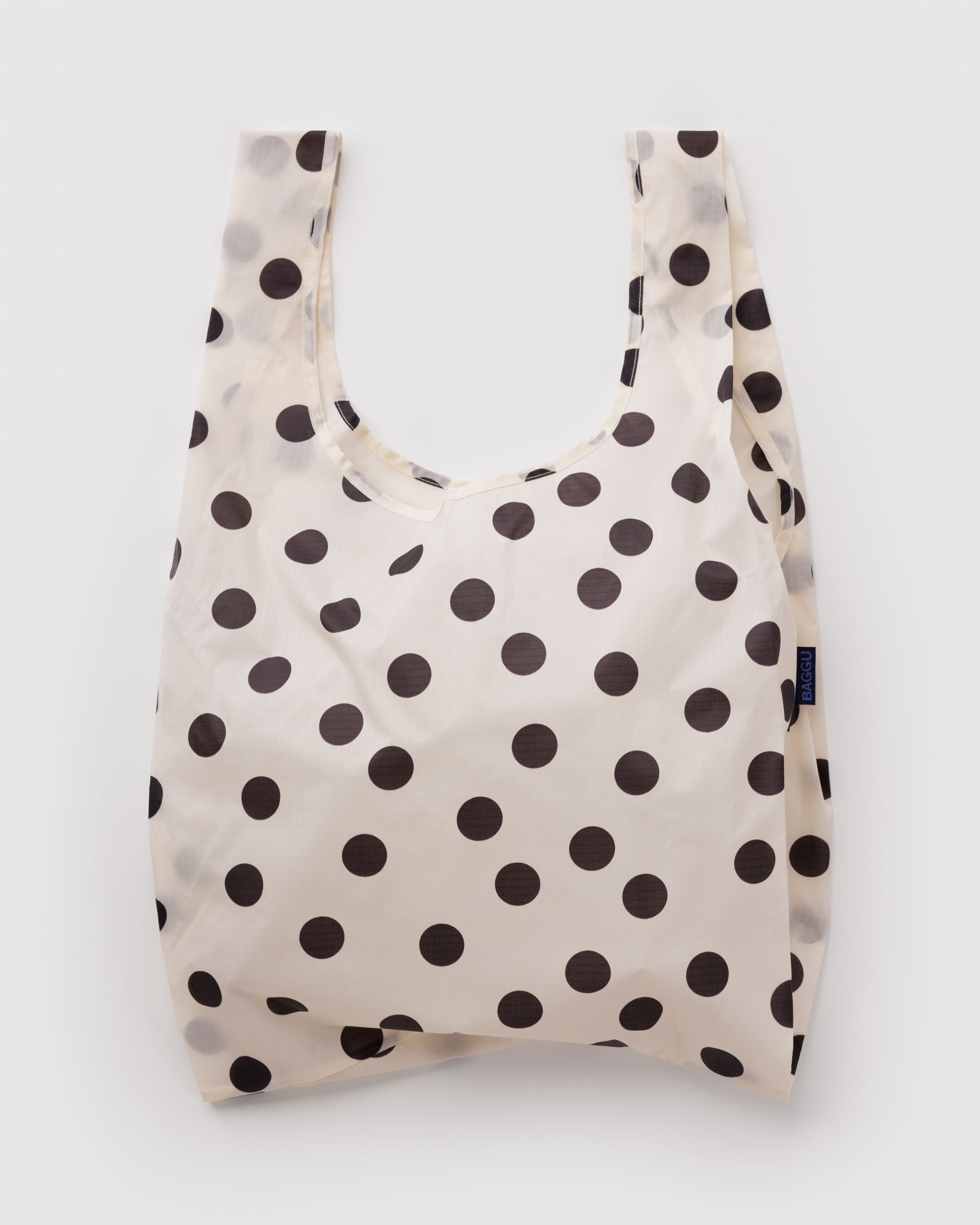 Standard Baggu - Cream and Black Polka Dot｜BAGGU