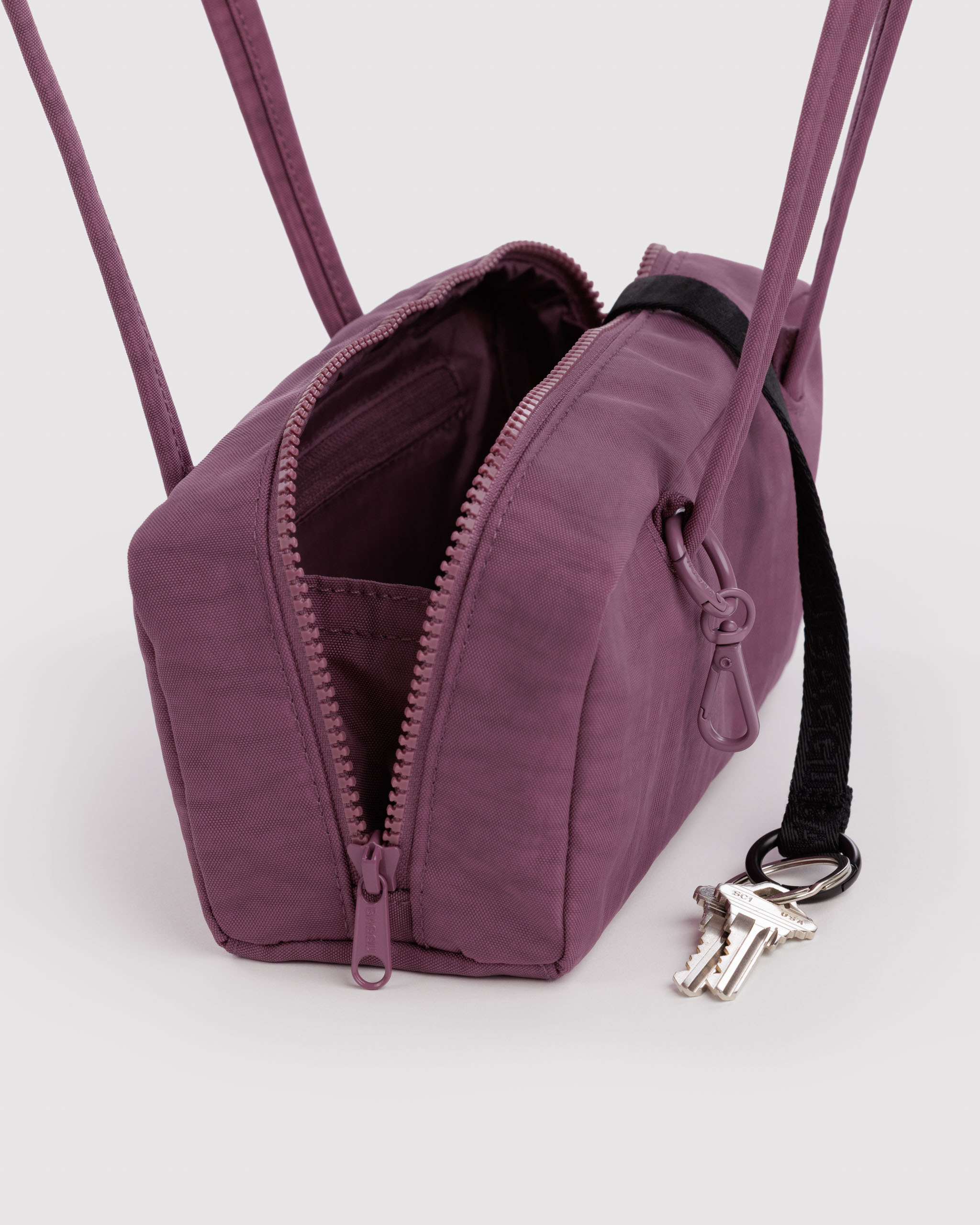 Small Nylon Bowler Bag - Wild Plum | BAGGU