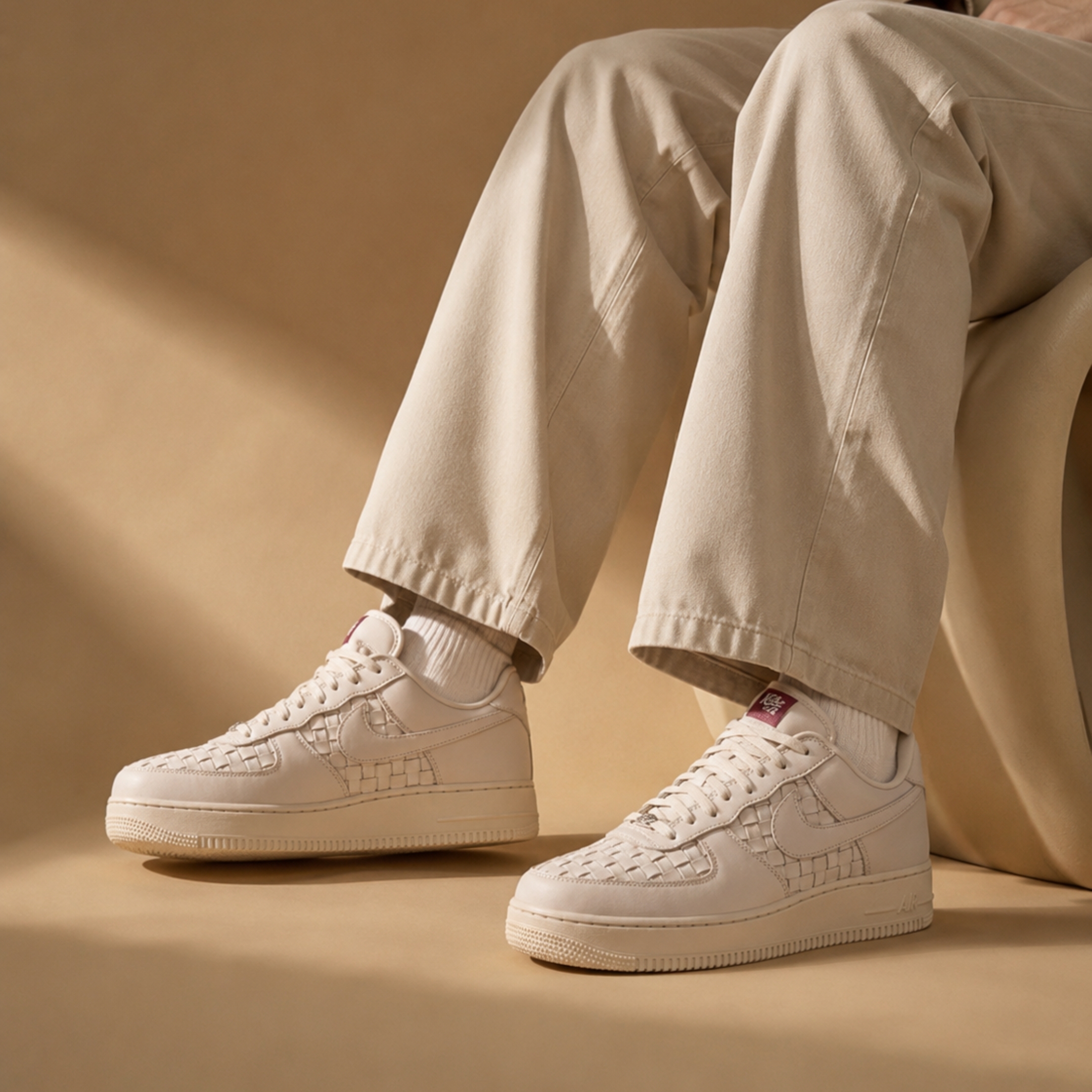NICEDAY 代購 Nike Air Force 1 兵馬俑 沙色 陶土 奶茶 中國風 編織 摩卡 IM5755-100