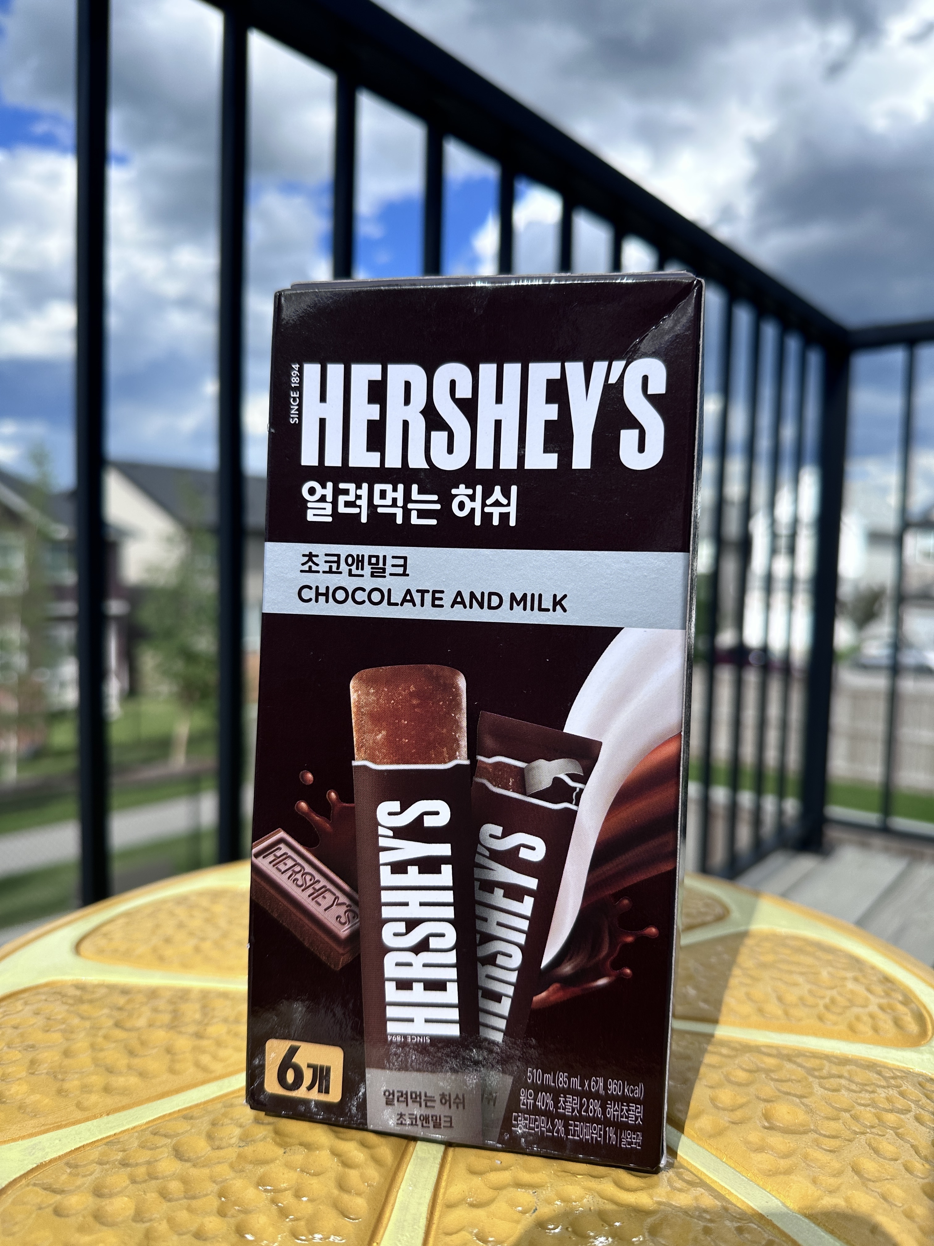 UD110 Hershey's朱古力雪糕棒(6支/盒)  **到期日: 約2026/11