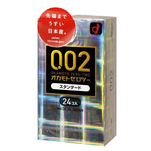 岡本Okamoto 薄度均一 0.02 EX (日本版) 24 片裝 PU 安全套