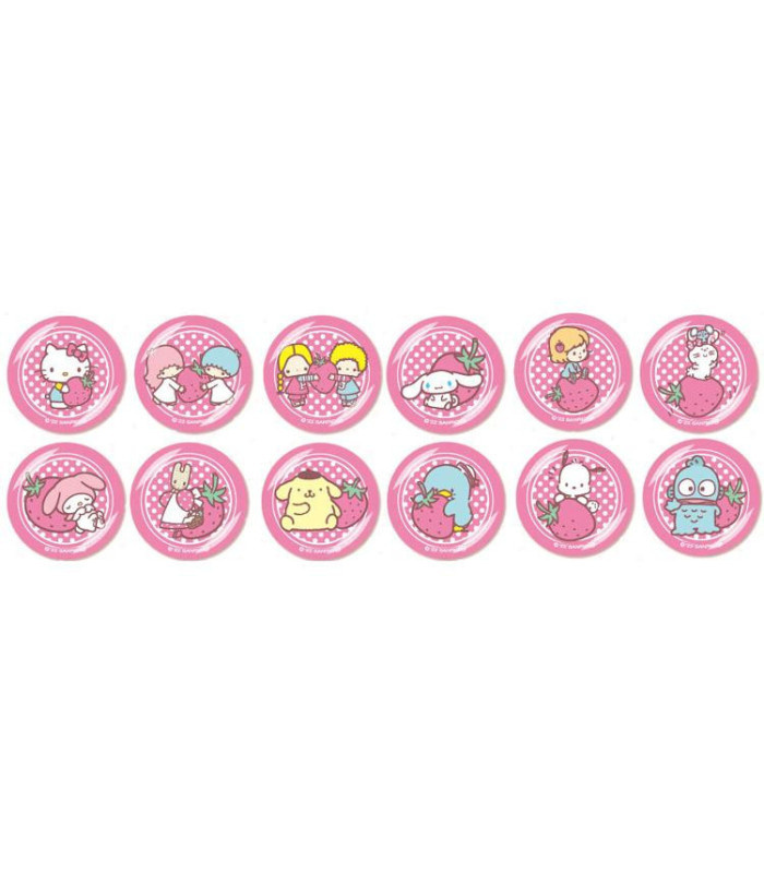 日版Sanrio 草莓系列襟章盲盒