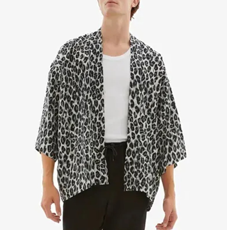 LAST SALE: VISVIM HAPPI LEOPARD (COTTON/LINEN) - PRE ORDER ITEM (預訂中)
