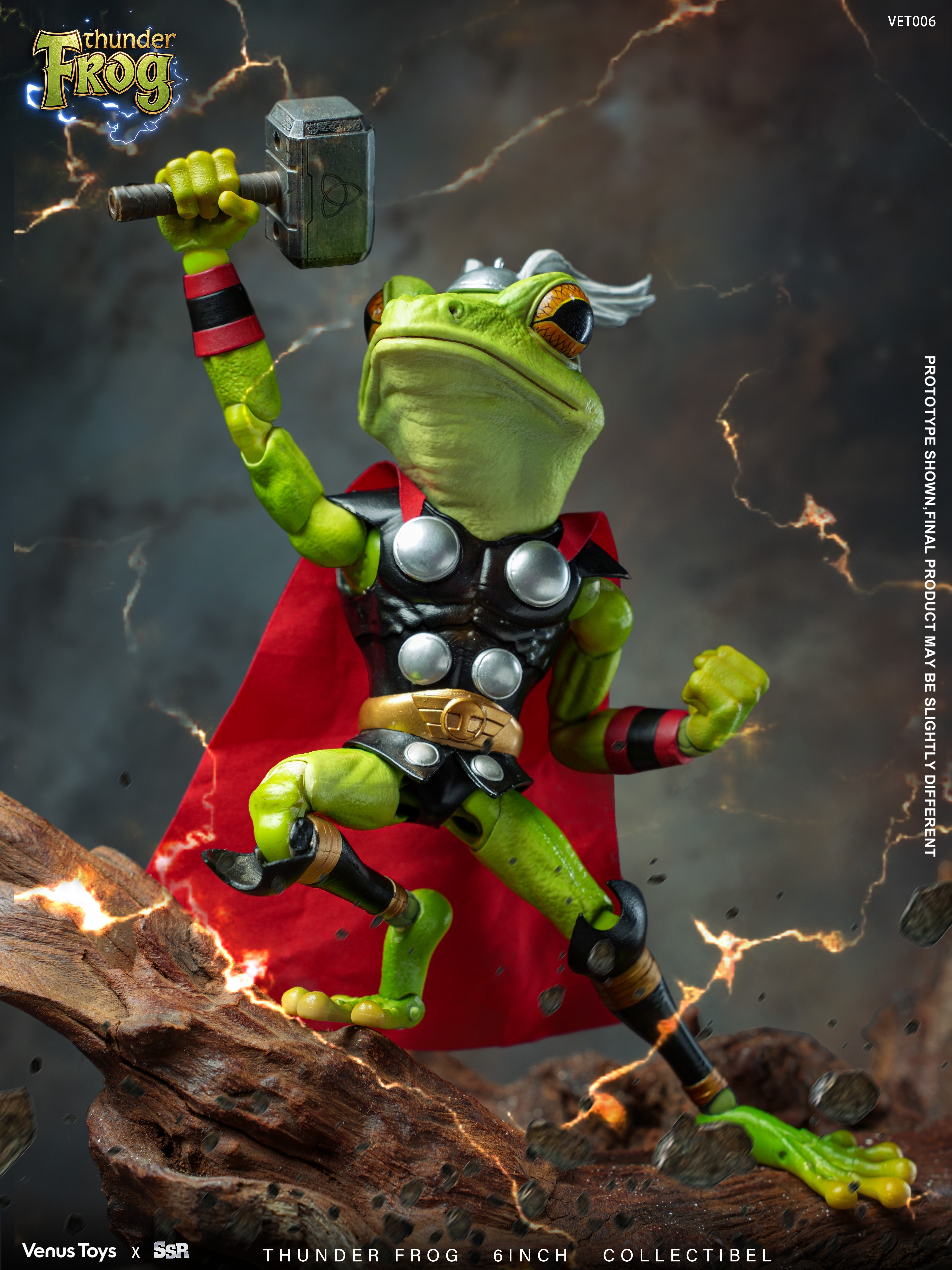 (Pre-Order) SSR X VENUSTOYS - 6 Inch Thunder frog Action Figure (VET006)