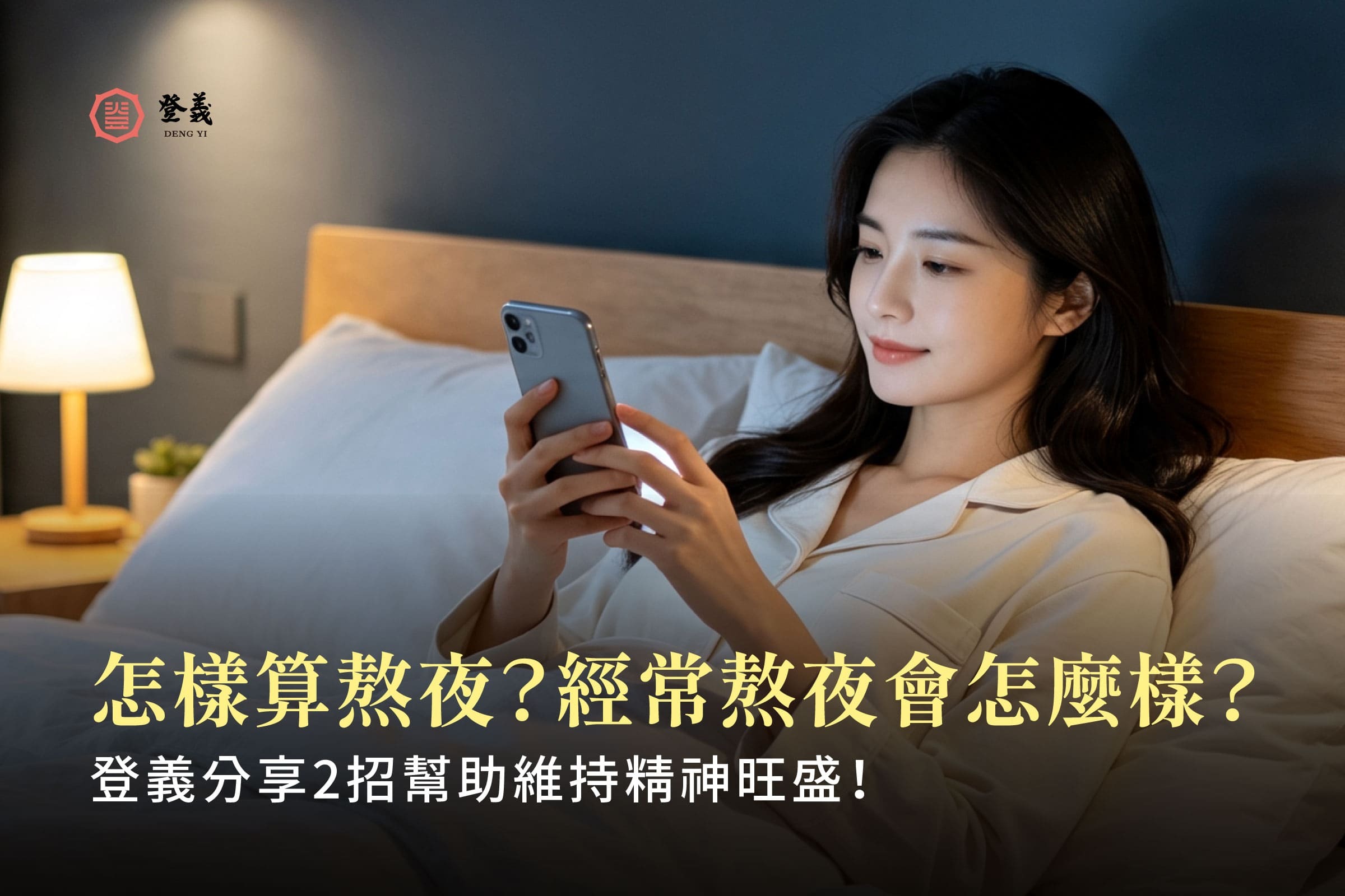 熬夜瘋世足要當心!經常熬夜會怎麼樣?登義分享2招幫助維持精神旺盛!