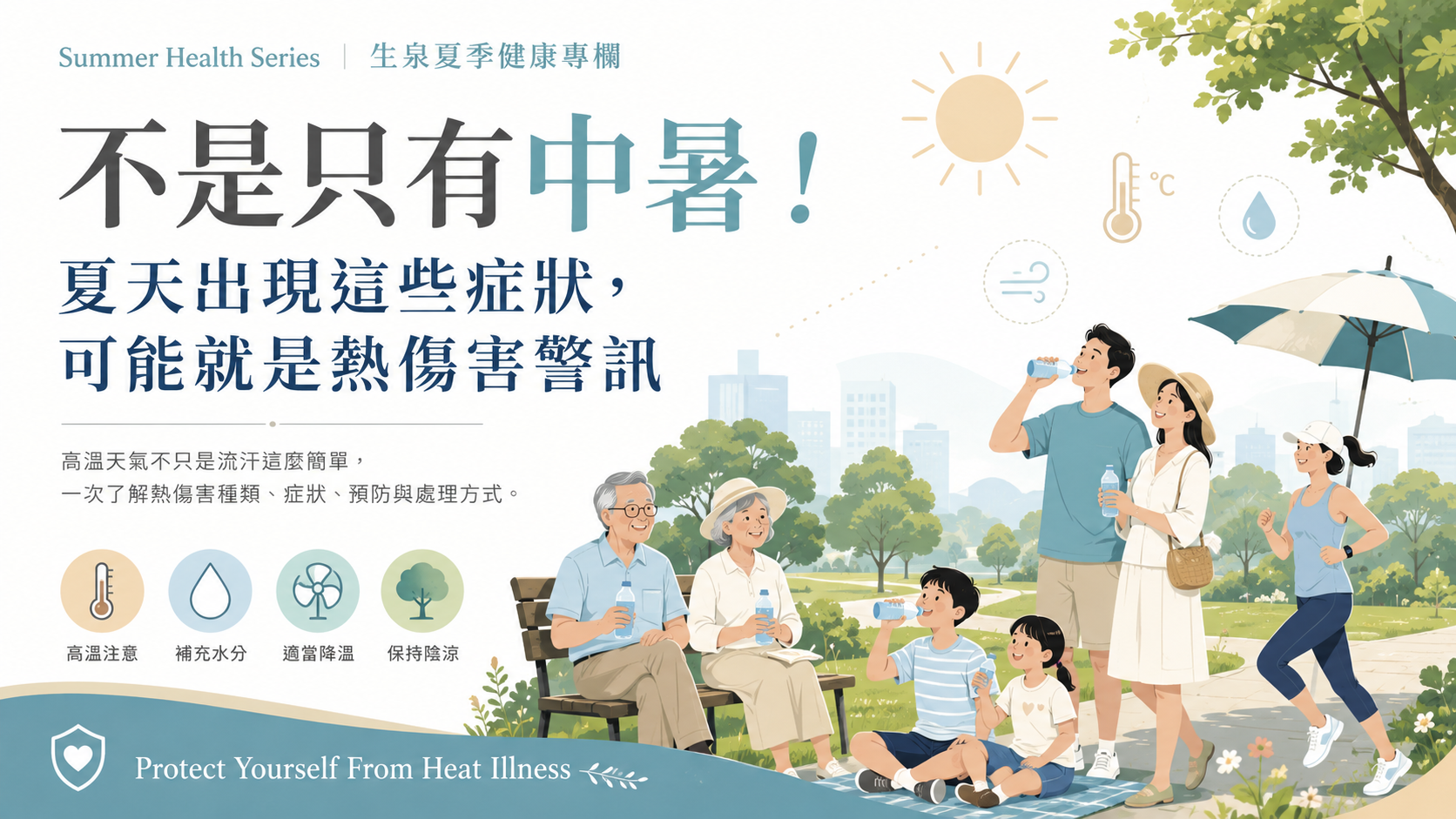 熱傷害常見症狀