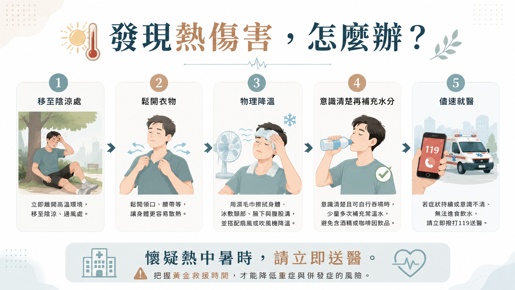 熱中暑緊急處理