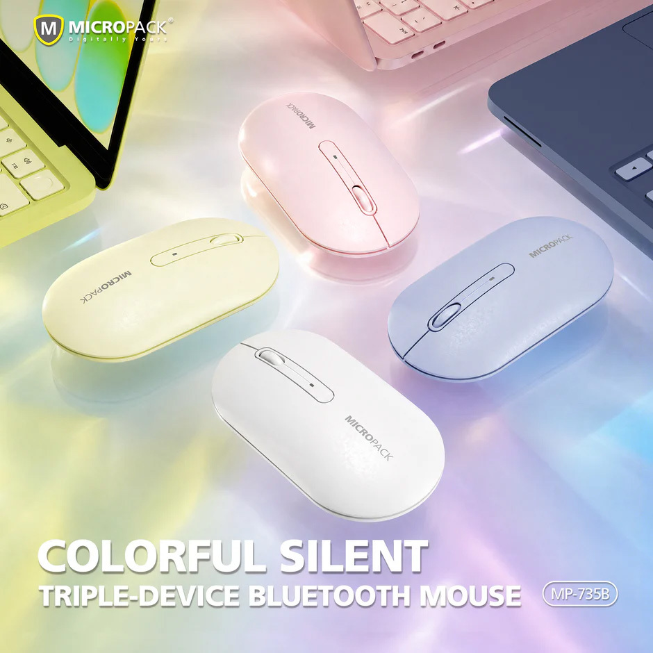 Micropack Bluetooth Wireless Silent Computer Mouse MP-735B