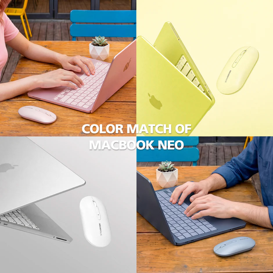 Micropack Bluetooth Wireless Silent Computer Mouse MP-735B