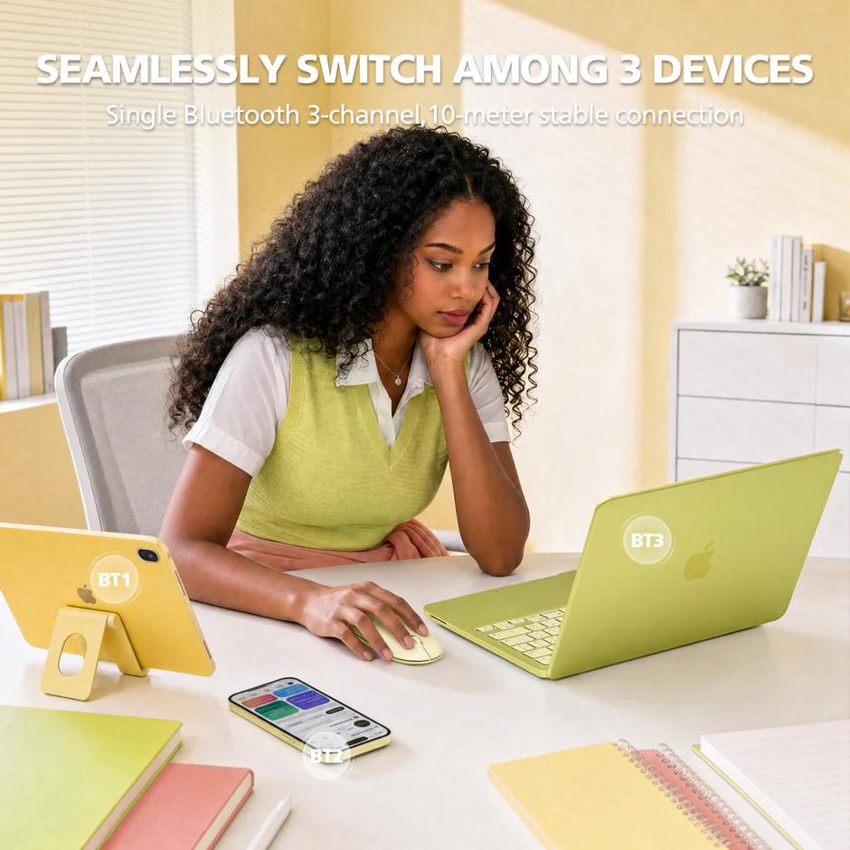Micropack Bluetooth Wireless Silent Computer Mouse MP-735B