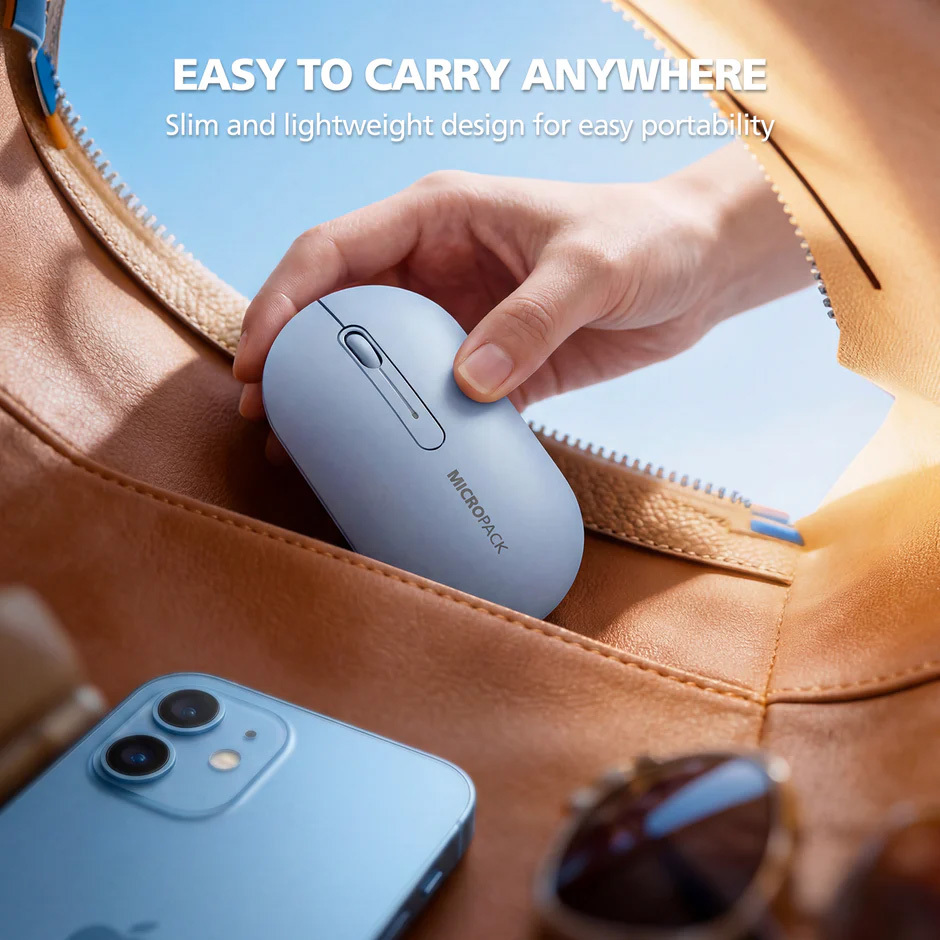 Micropack Bluetooth Wireless Silent Computer Mouse MP-735B